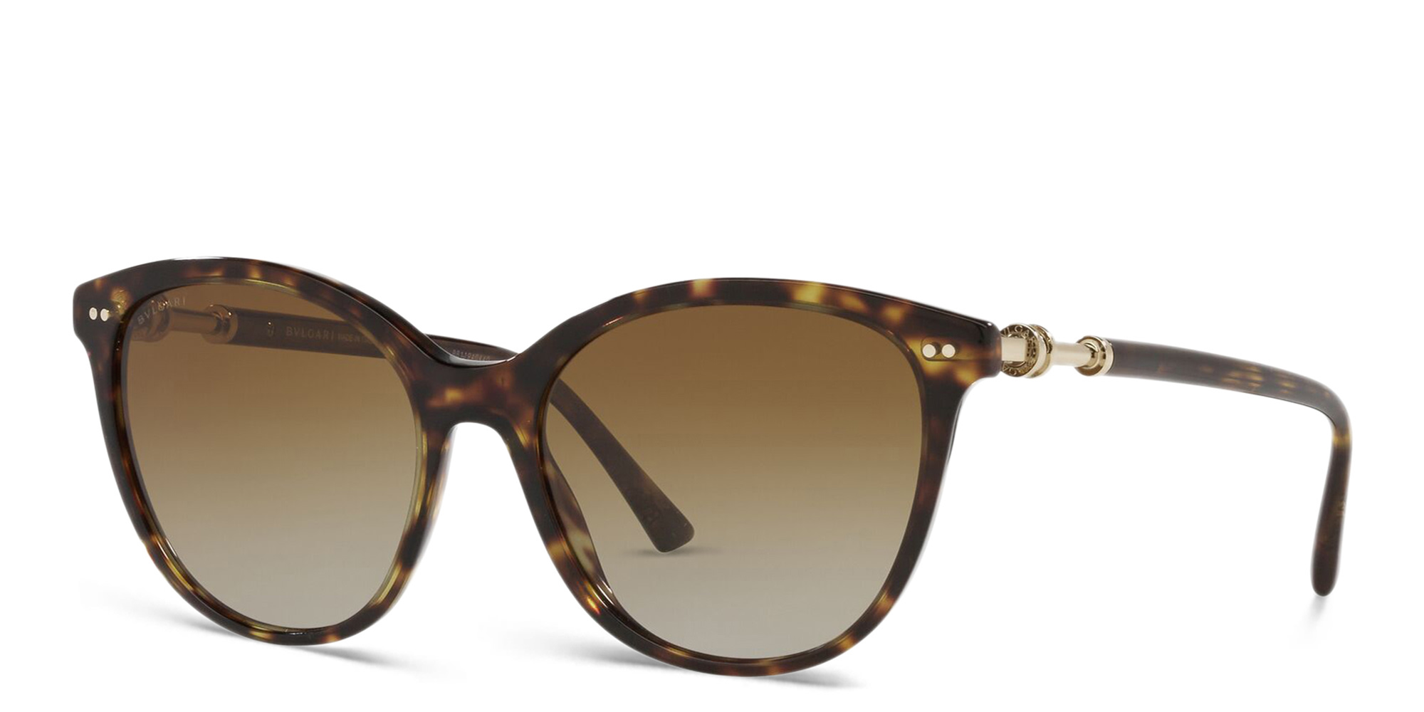 BVLGARI Cat Eye Sunglasses in Havana – Product Photo 2