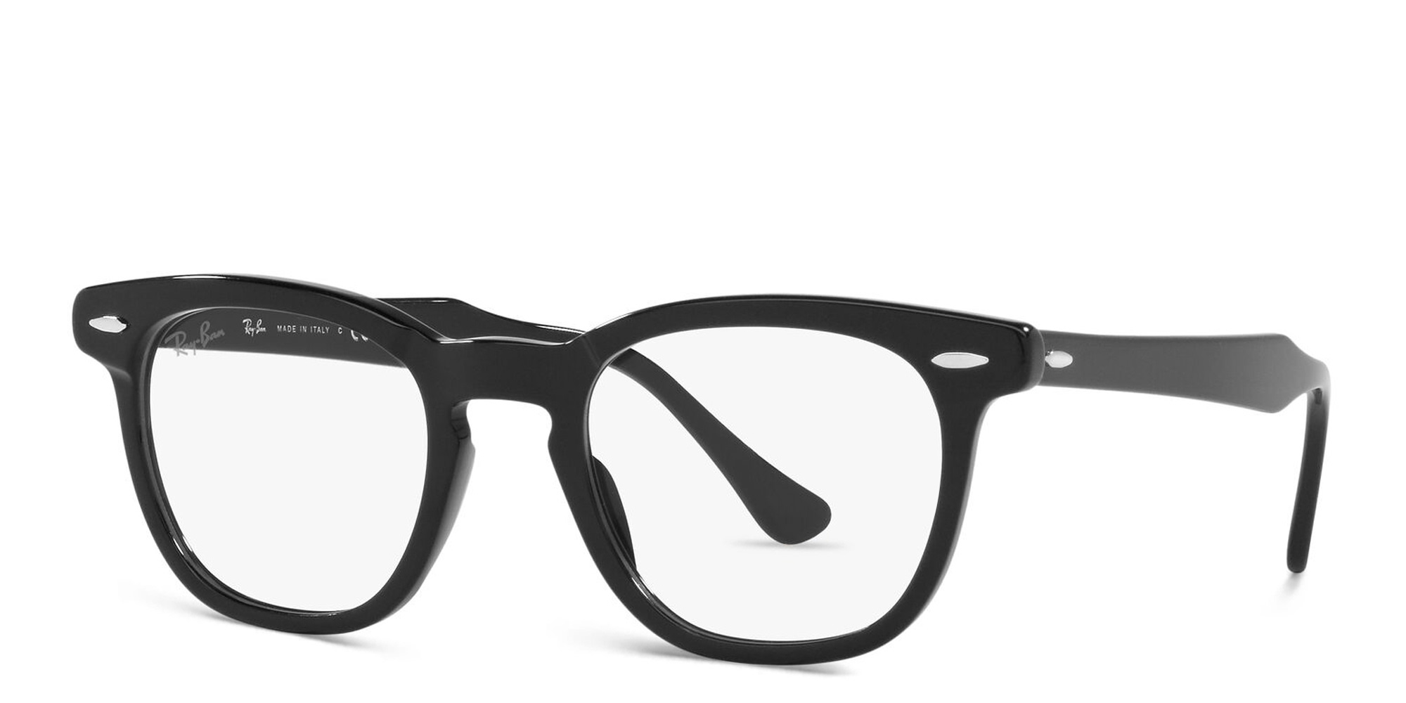 نظارة طبية "هوك آي" بإطار مربع للجنسين من راي بان بلون أسود - صورة المنتج 2