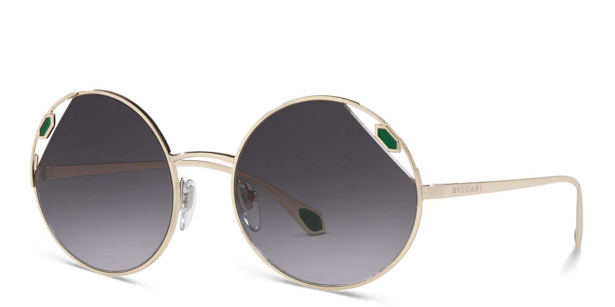 Bvlgari round sunglasses best sale