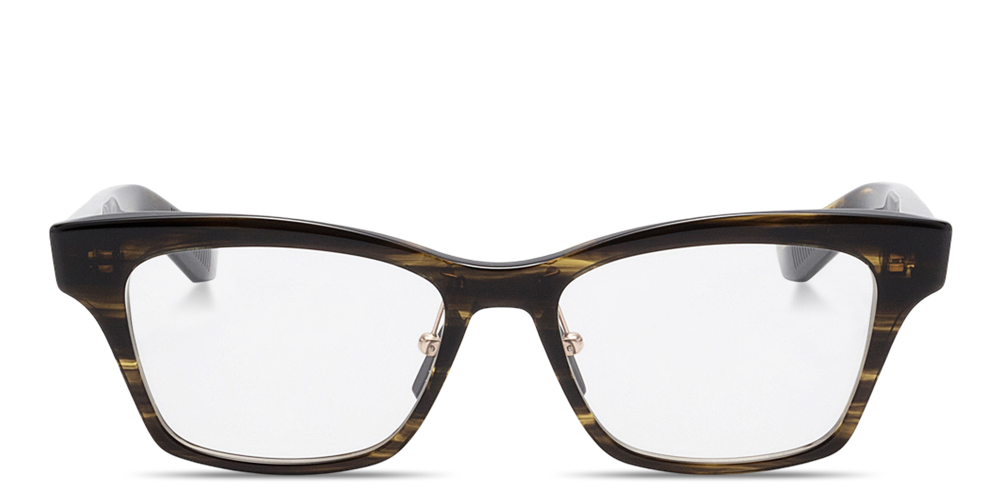 Shop AKONI Vista Cat-Eye Eyeglasses in Dark Tortoise online.