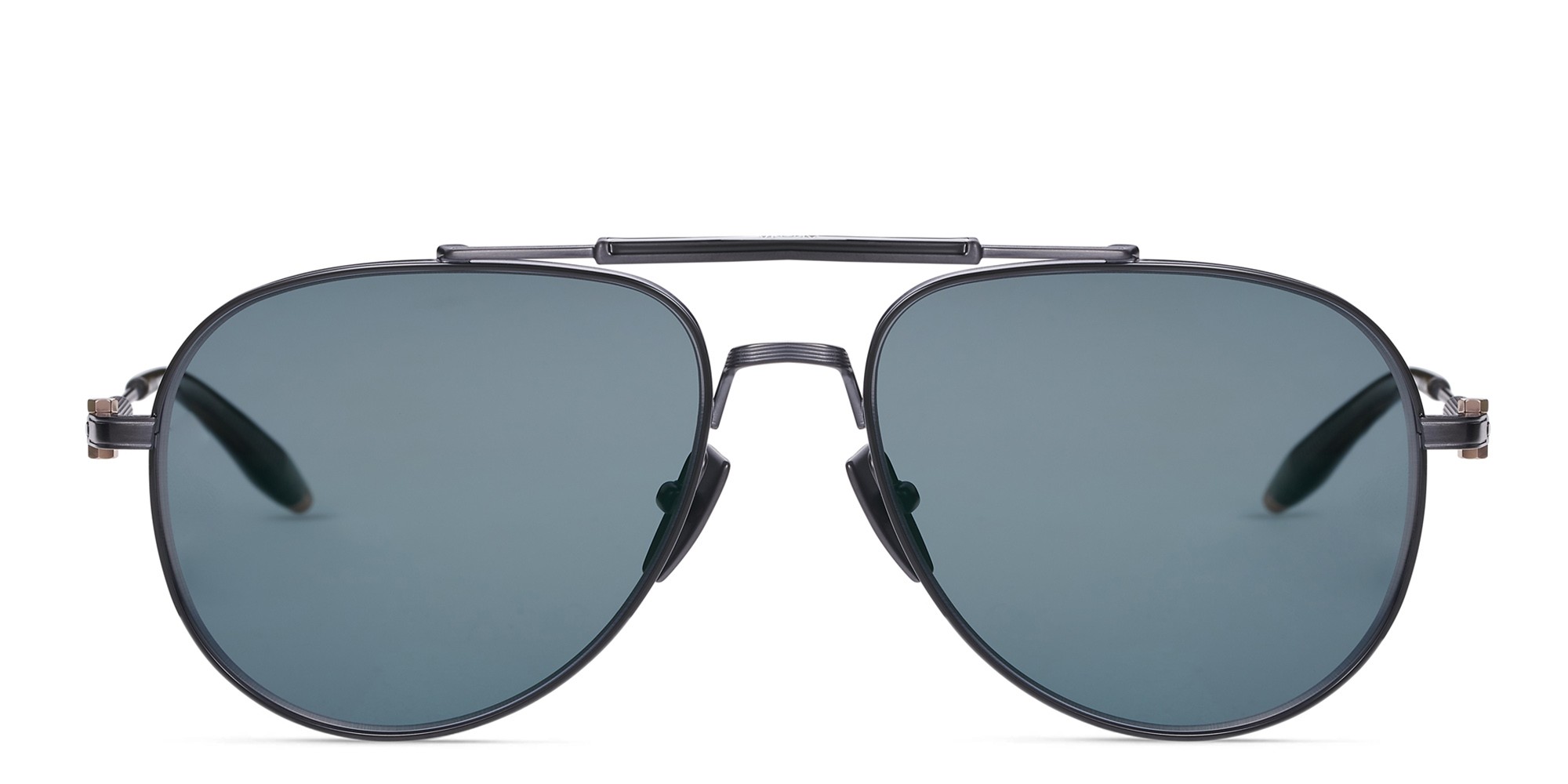 AKONI Hydra Unisex Aviator Sunglasses in Grey – Product Photo 1