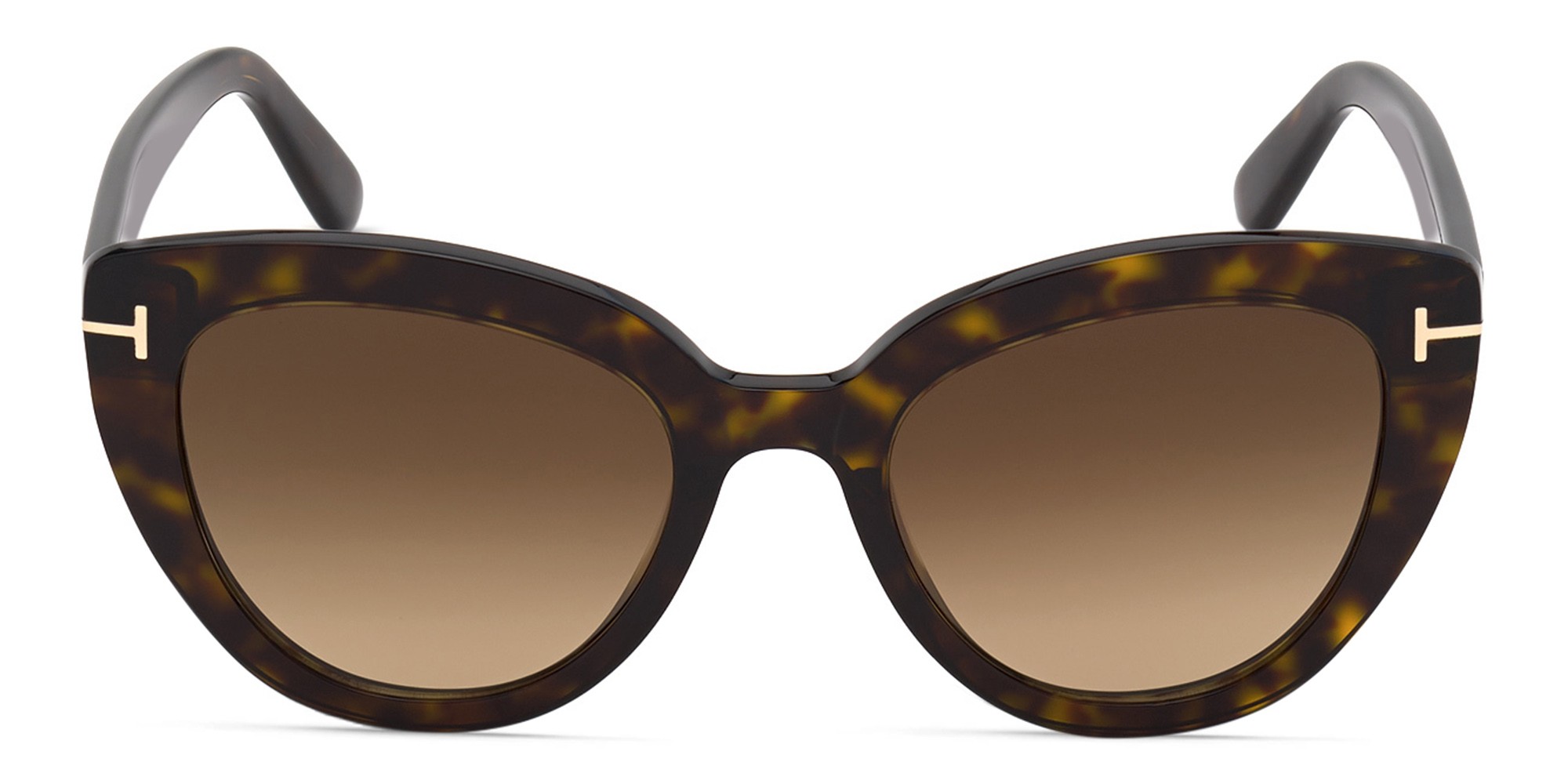 TOM FORD Cat Eye Sunglasses in Dark Havana – Product Photo 1
