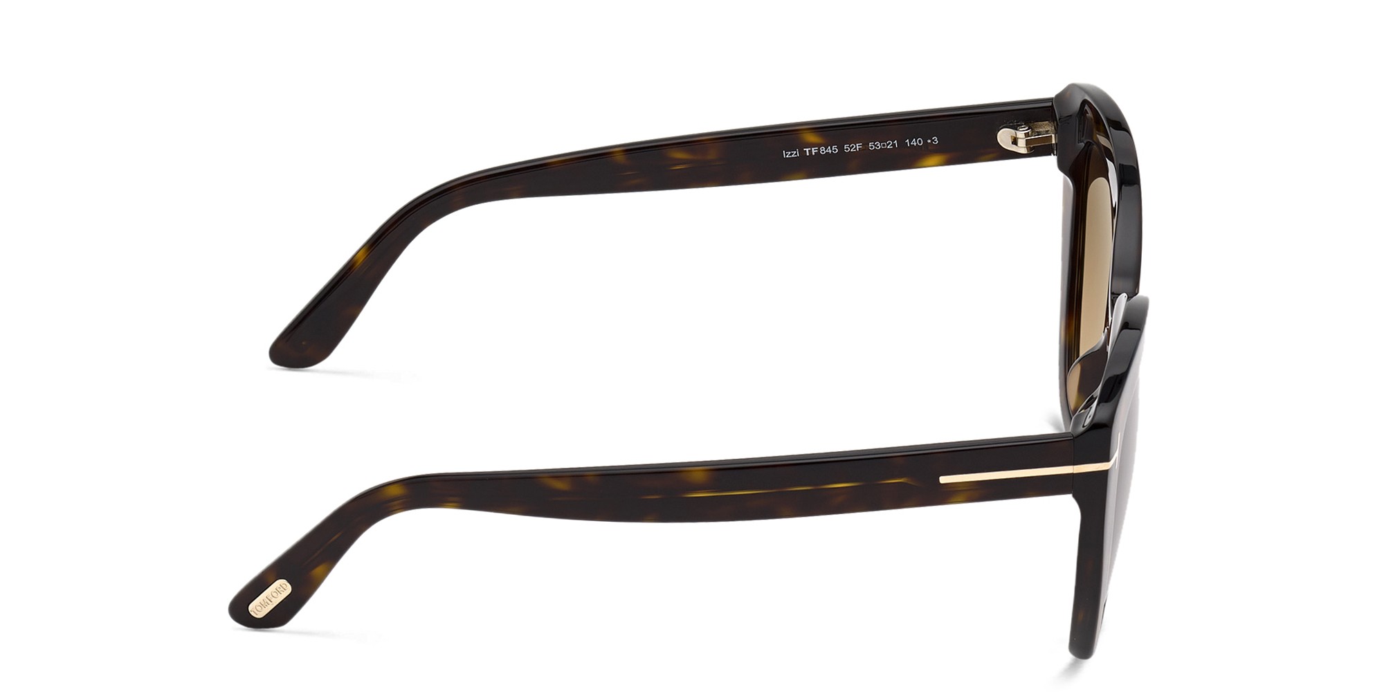 TOM FORD Cat Eye Sunglasses in Dark Havana – Product Photo 3