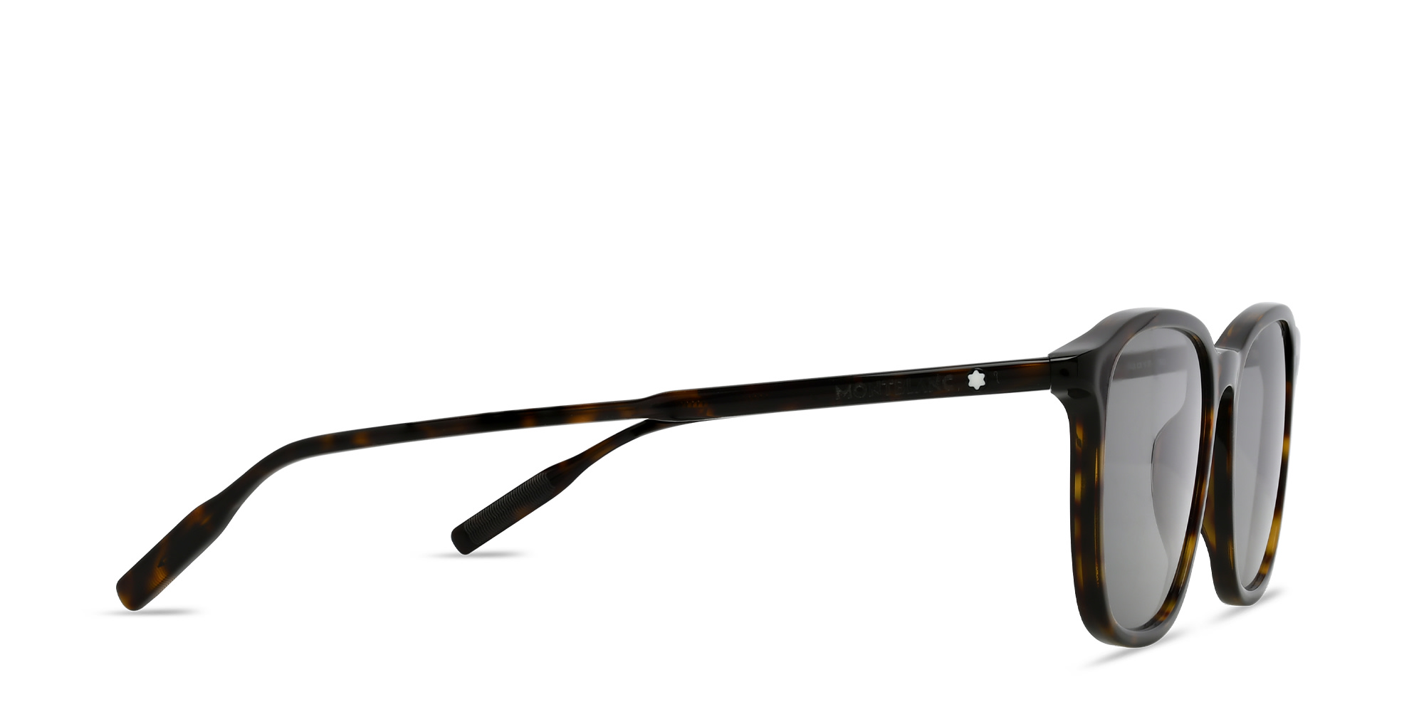 MONTBLANC Square Sunglasses in Havana – Product Photo 3