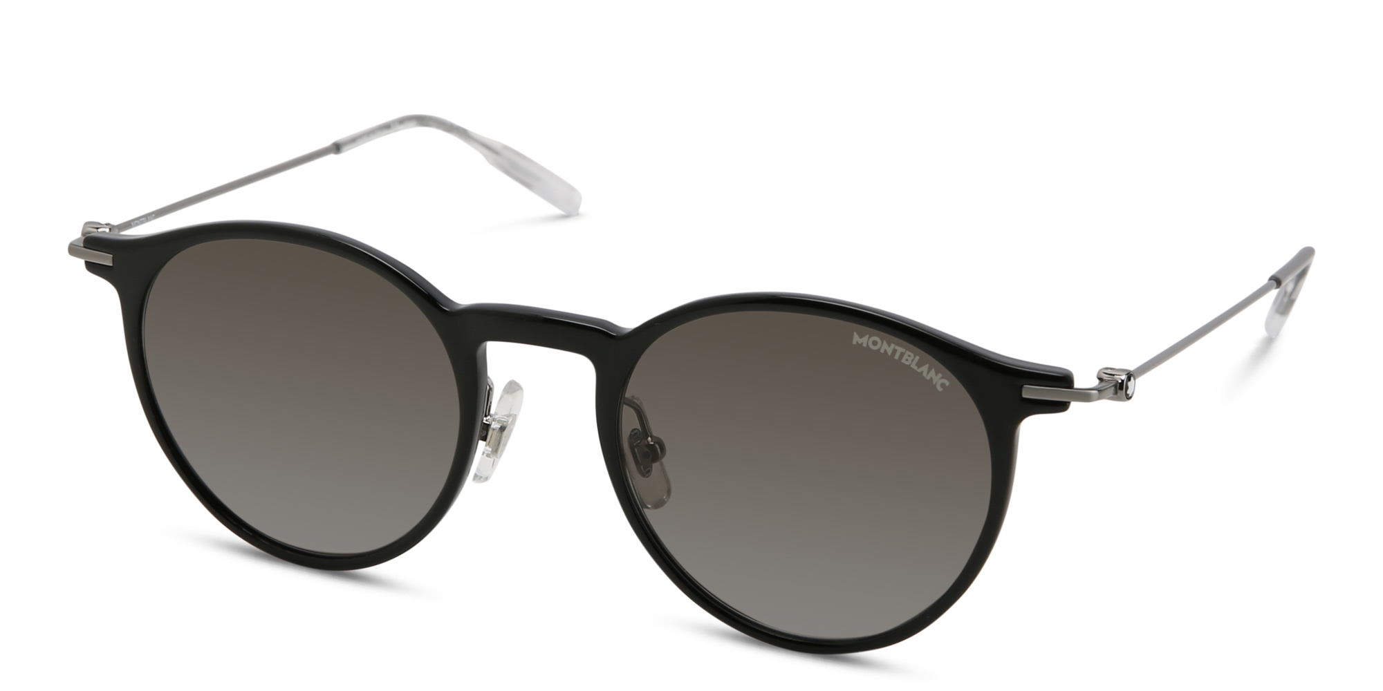 MONTBLANC Round Sunglasses in Black – Product Photo 2