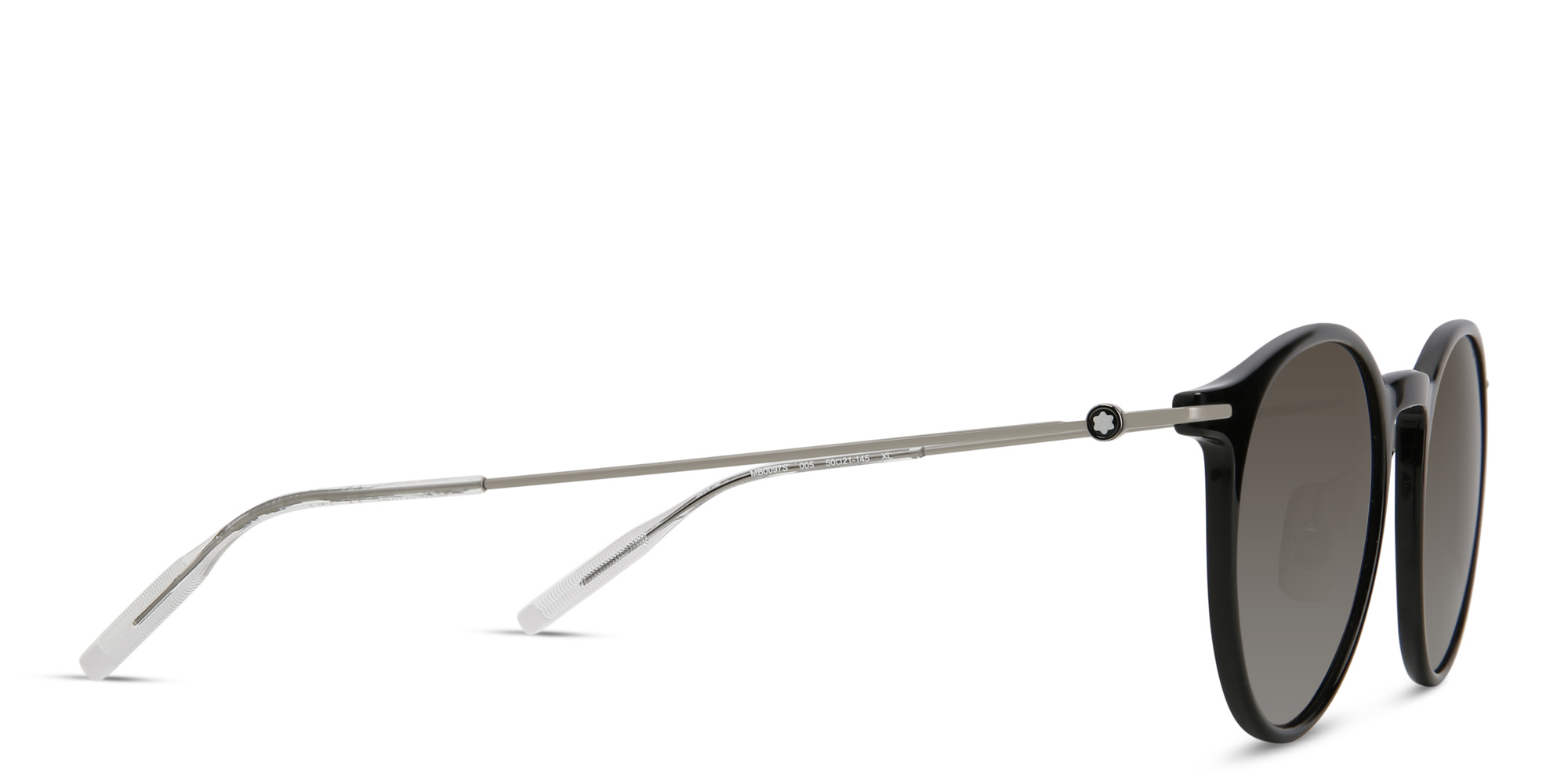 MONTBLANC Round Sunglasses in Black – Product Photo 3