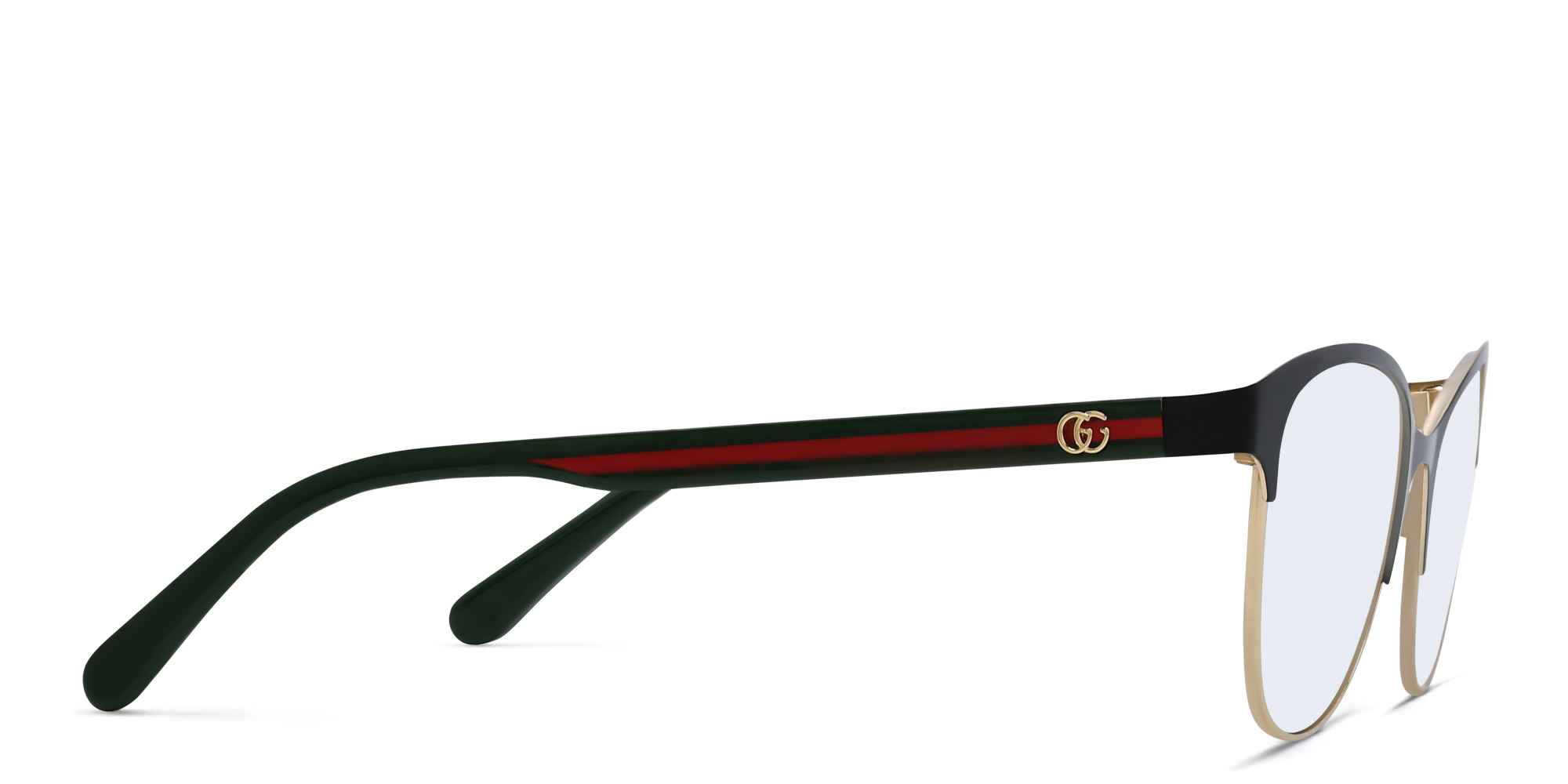GUCCI Cat Eye Eyeglasses in Green – Product Photo 3