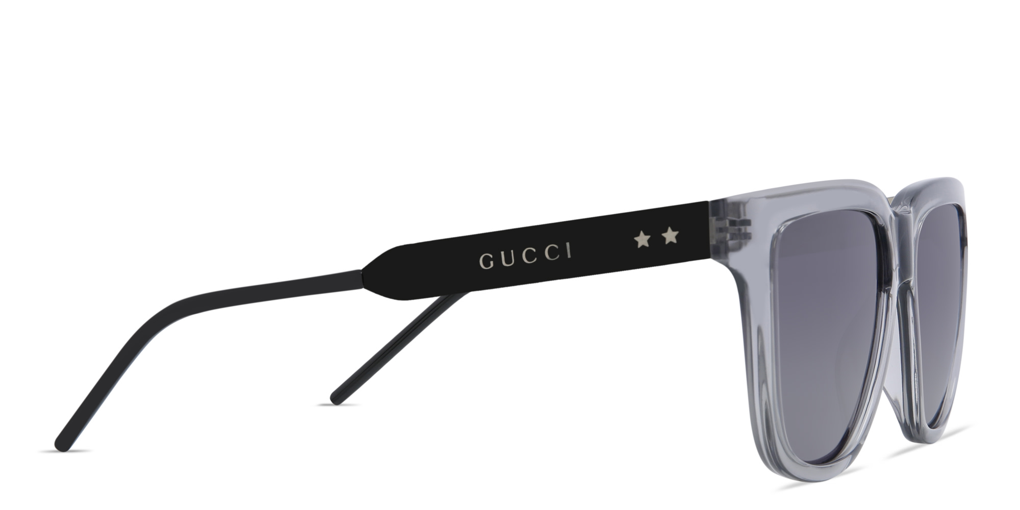 GUCCI Rectangle Sunglasses in Black – Product Photo 3