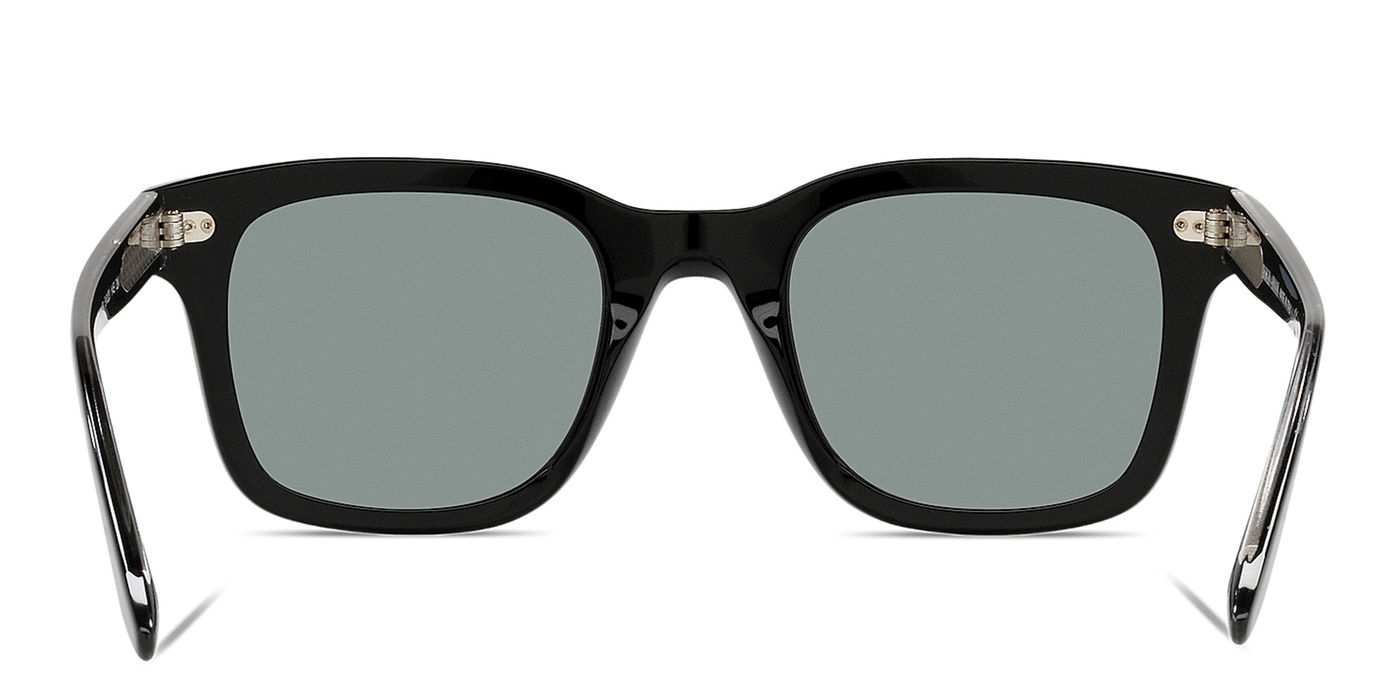 Shop GIORGIO ARMANI Rectangle Sunglasses in Black online.