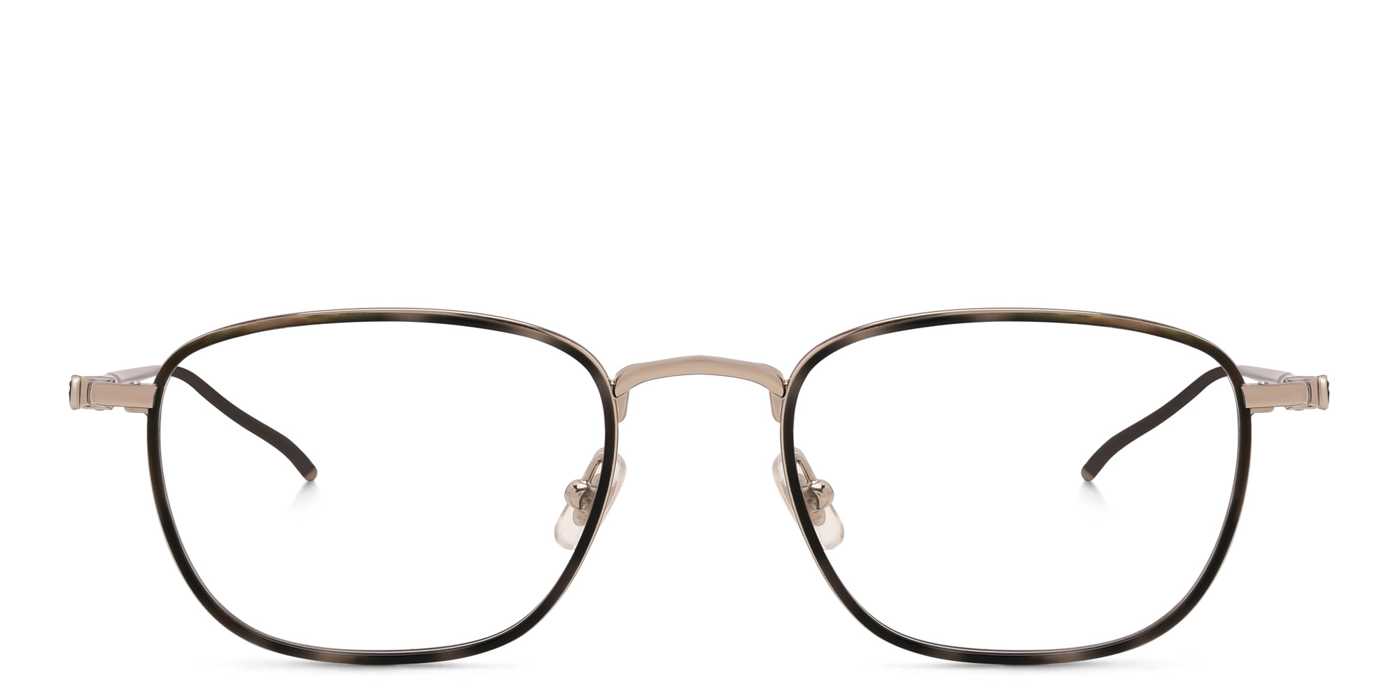 MONTBLANC Square Eyeglasses in Grey – Product Photo 1