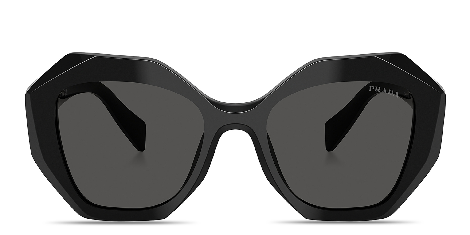 PRADA Catwalk Irregular Sunglasses in Black – Product Photo 1