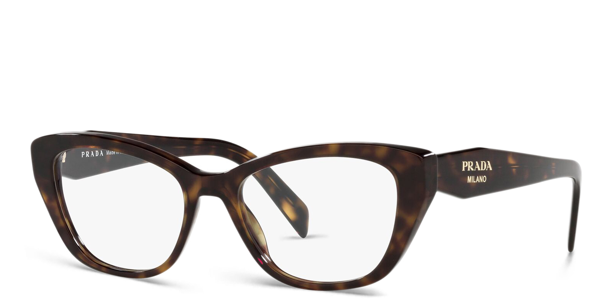 نظارة طبية كات آي من برادا بلون متموج - صورة المنتج 2