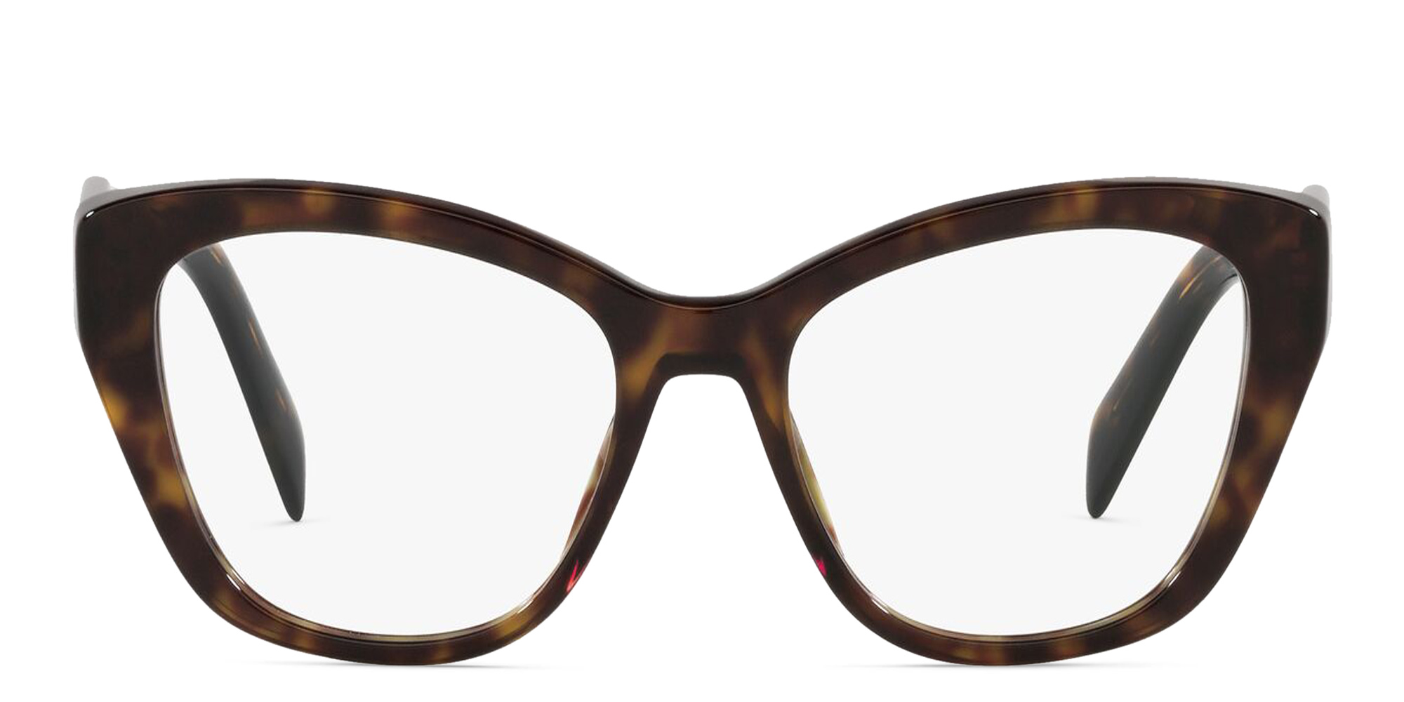 PRADA Cat Eye Eyeglasses in Tortoise – Product Photo 1