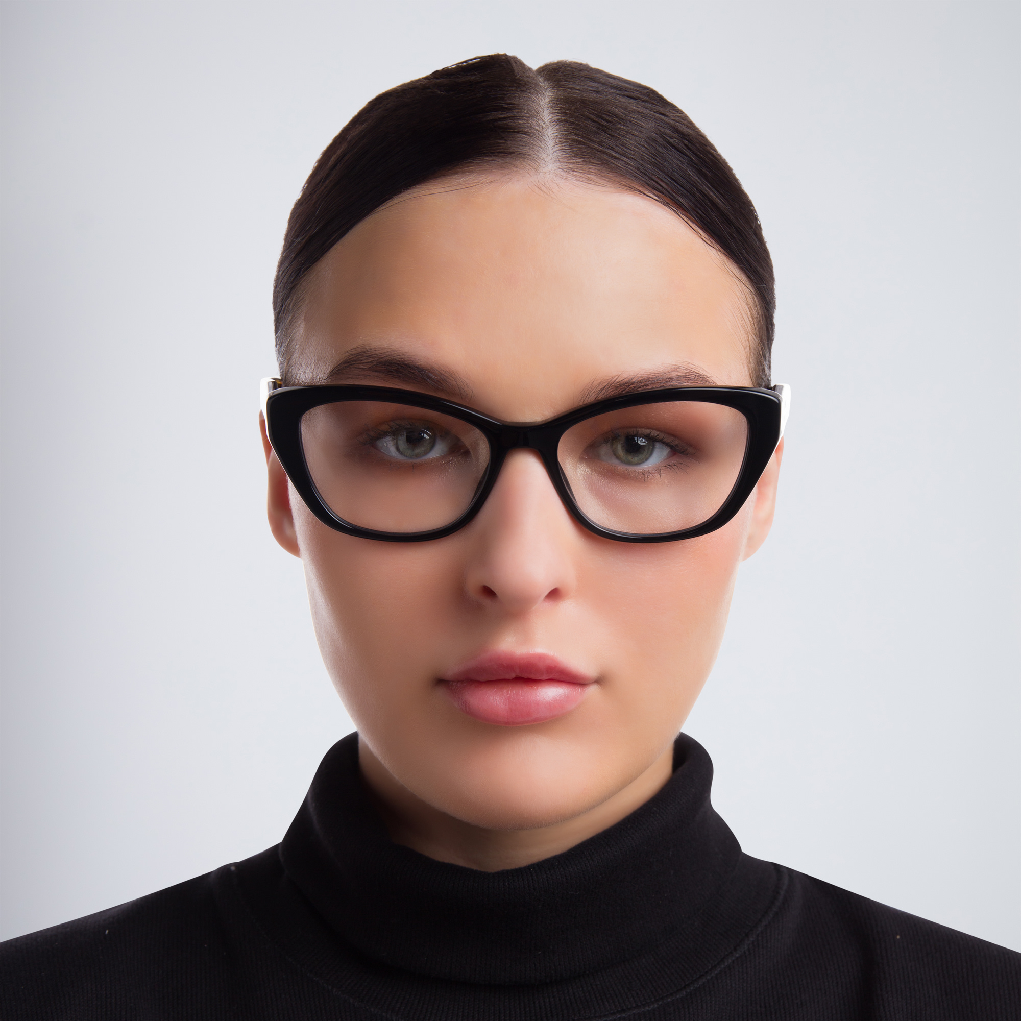 PRADA Cat Eye Eyeglasses in Black – Product Photo 4