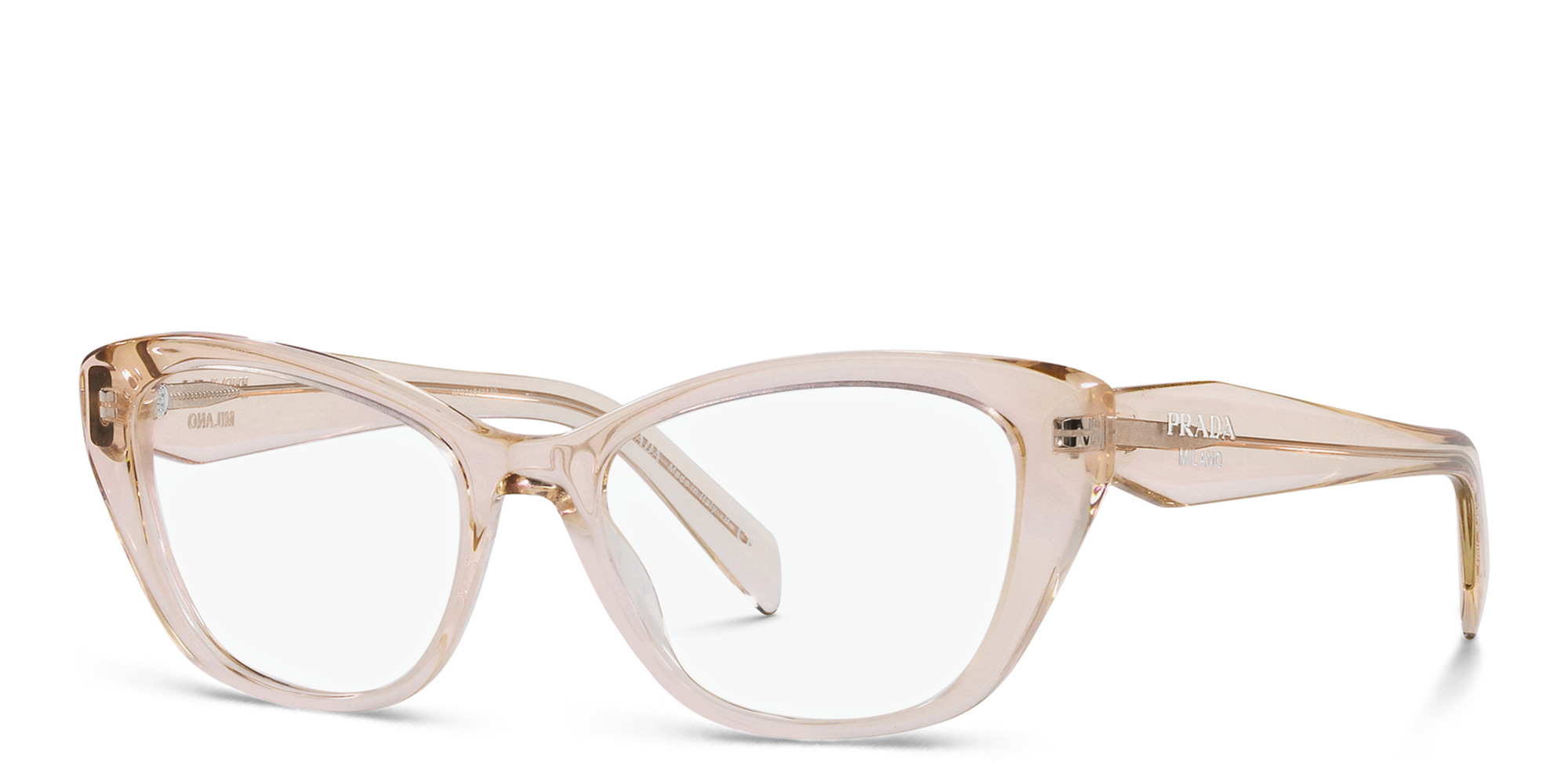 Shop PRADA Cat-Eye Eyeglasses in Clear online.