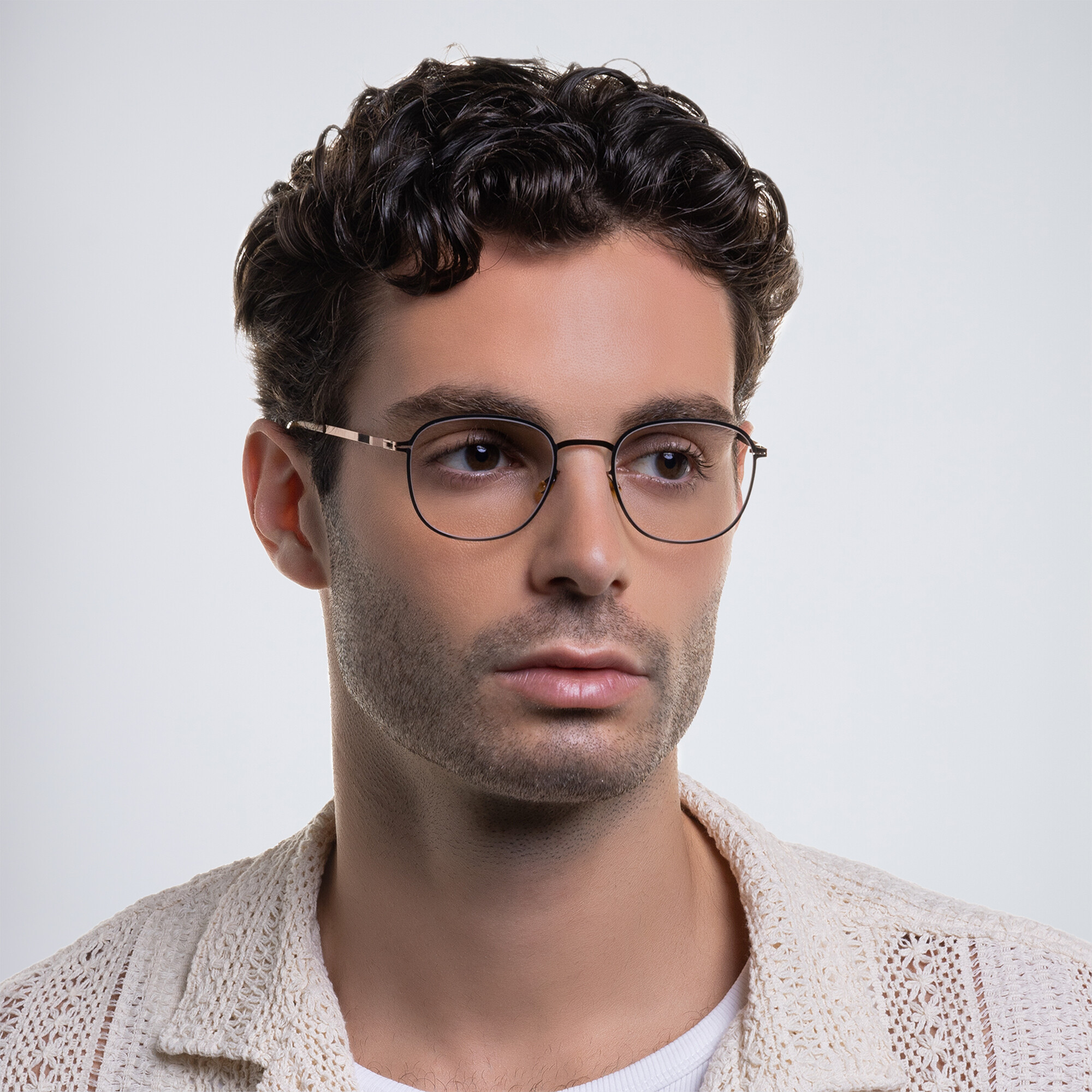 MYKITA Unisex Round Eyeglasses in Grey – Product Photo 8
