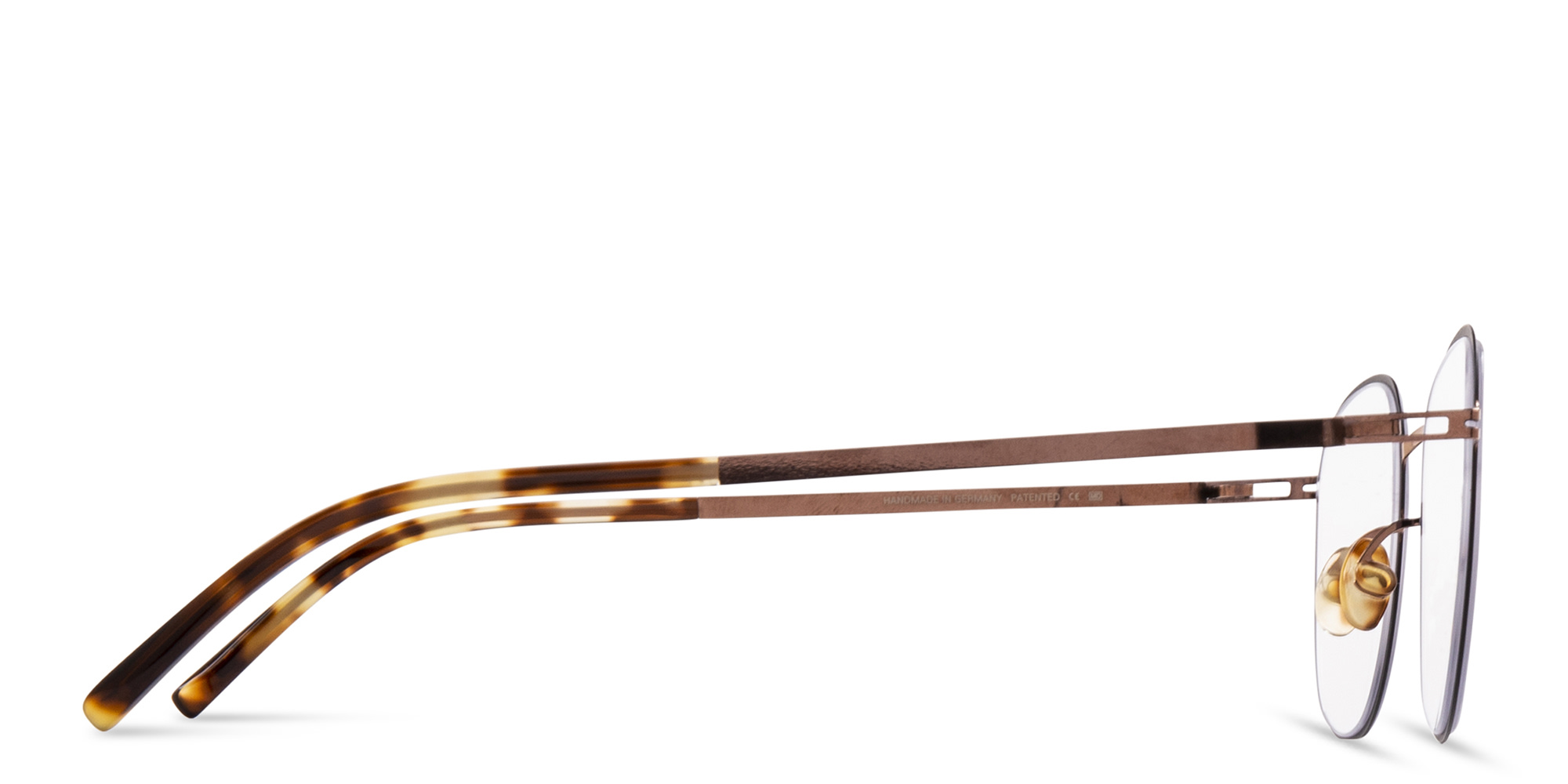 MYKITA Unisex Round Eyeglasses in Grey – Product Photo 4