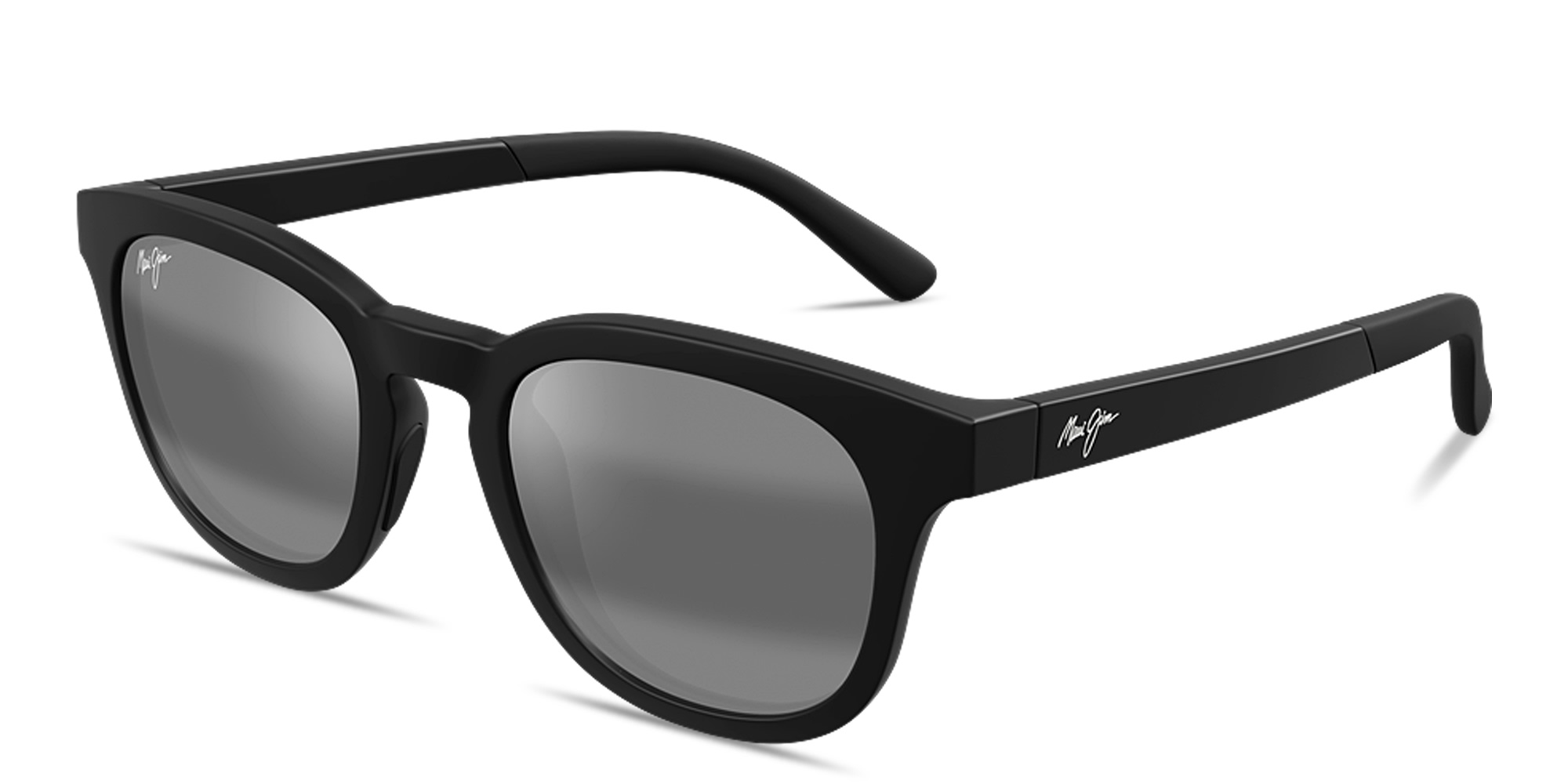 Shop Maui Jim Koko Head Unisex Square Sunglasses in Black online.