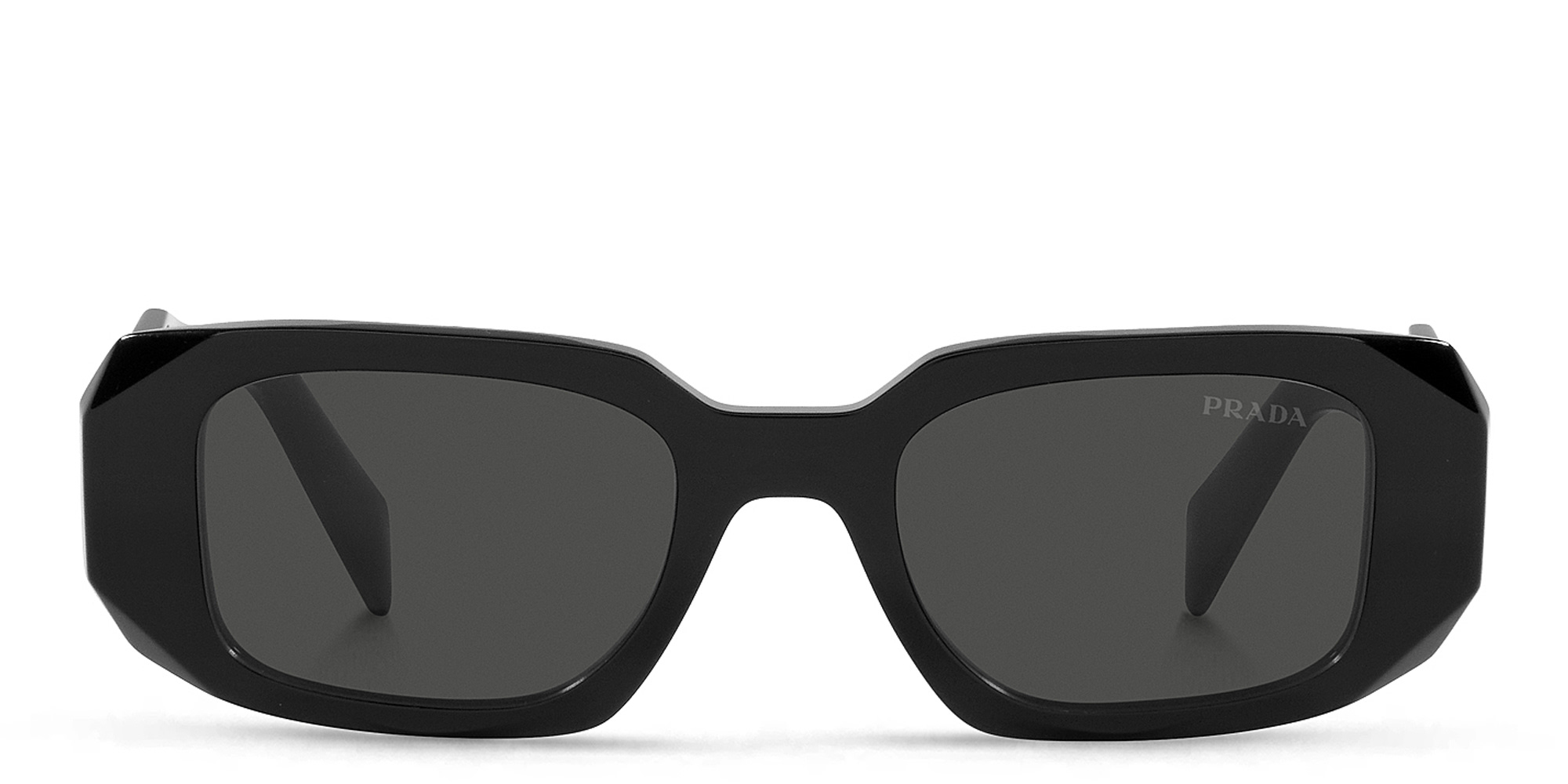 PRADA Rectangle Sunglasses in Black – Product Photo 1