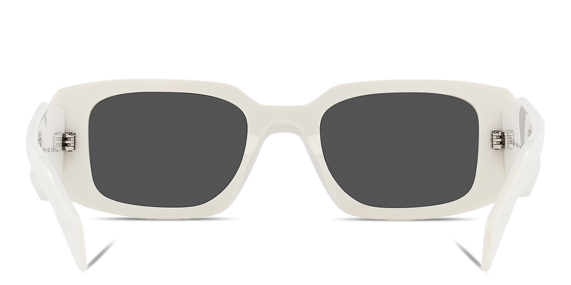 PRADA Rectangle Sunglasses in White – Product Photo 4
