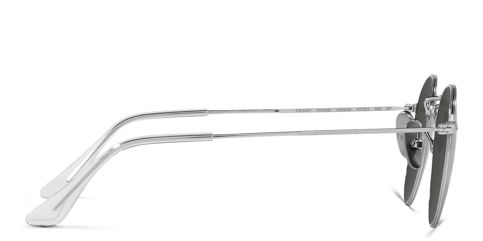 Ray-Ban Unisex Panthos Sunglasses in Silver – Product Photo 3