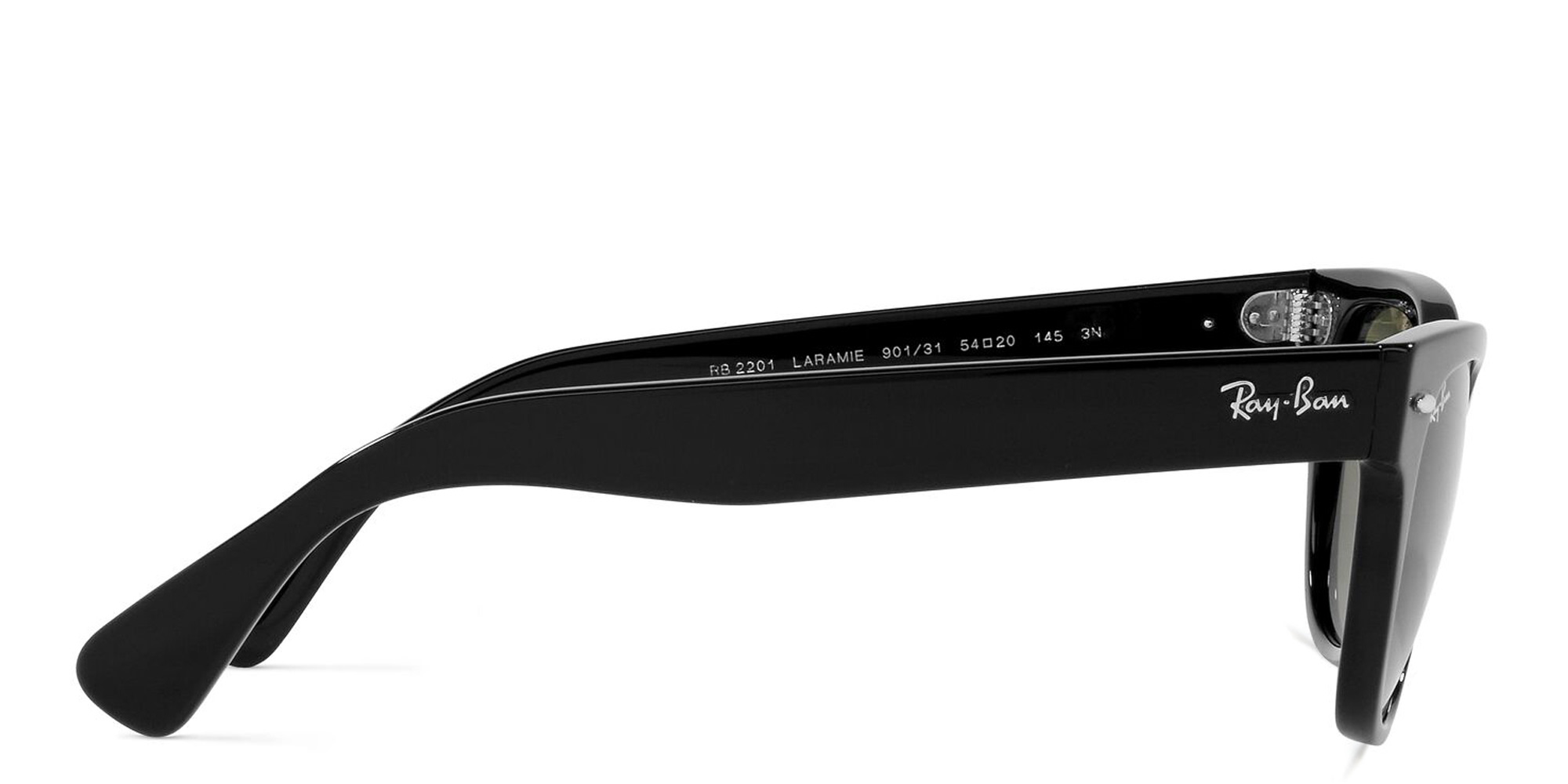 Ray-Ban Laramie Unisex Cat Eye Sunglasses in Black – Product Photo 3