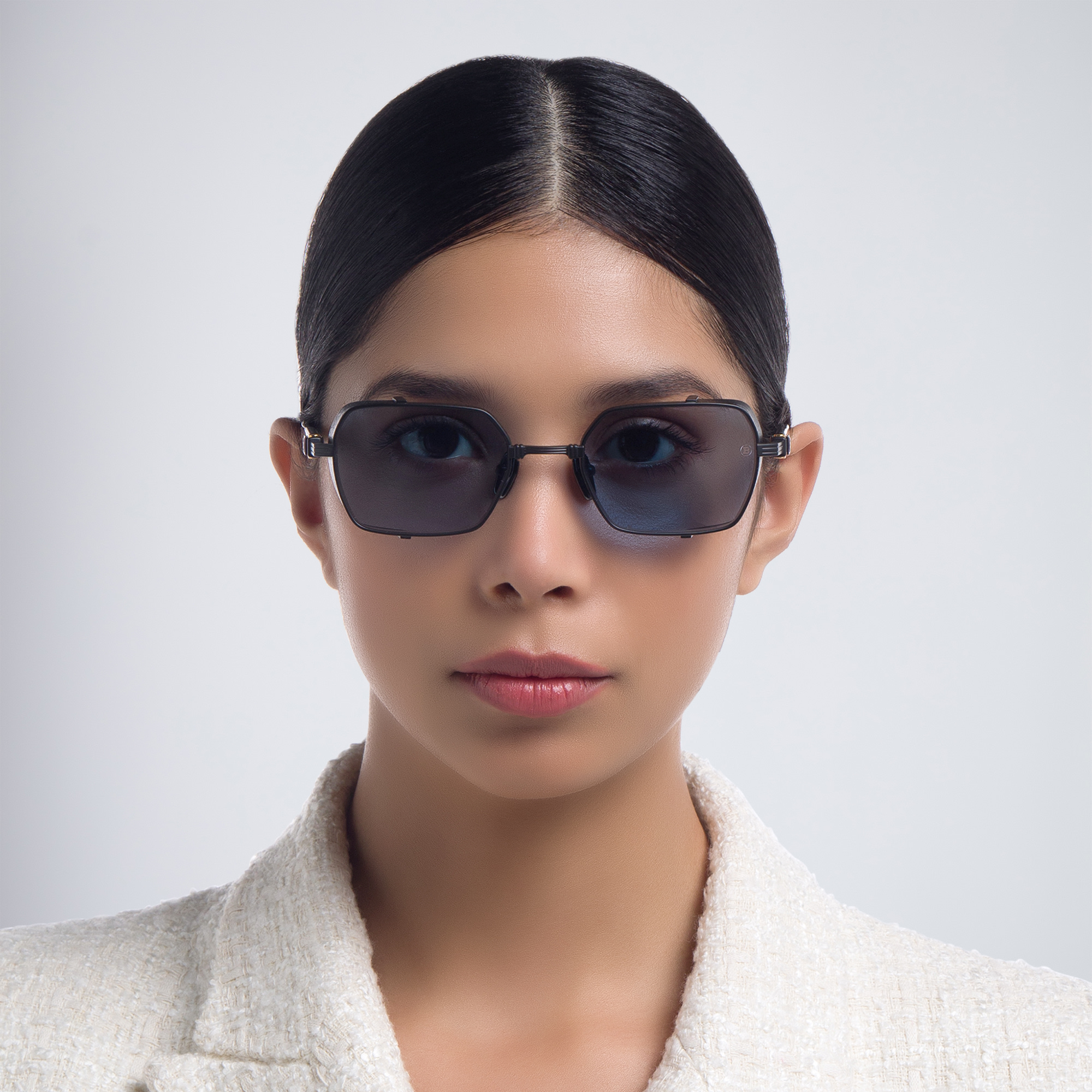 نظارة شمسية "بريغايد III" بإطار مستطيل للجنسين من بالمان بلون أسود - صورة المنتج 5