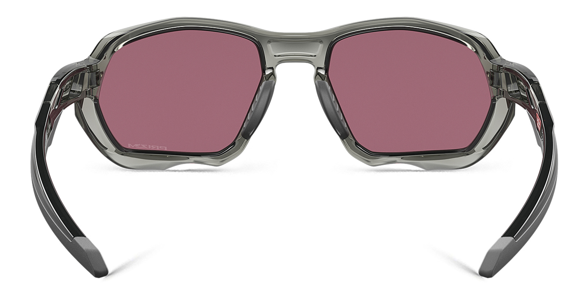 Shop Oakley Oakley Plazma Rectangle Sunglasses in Grey Ink online.