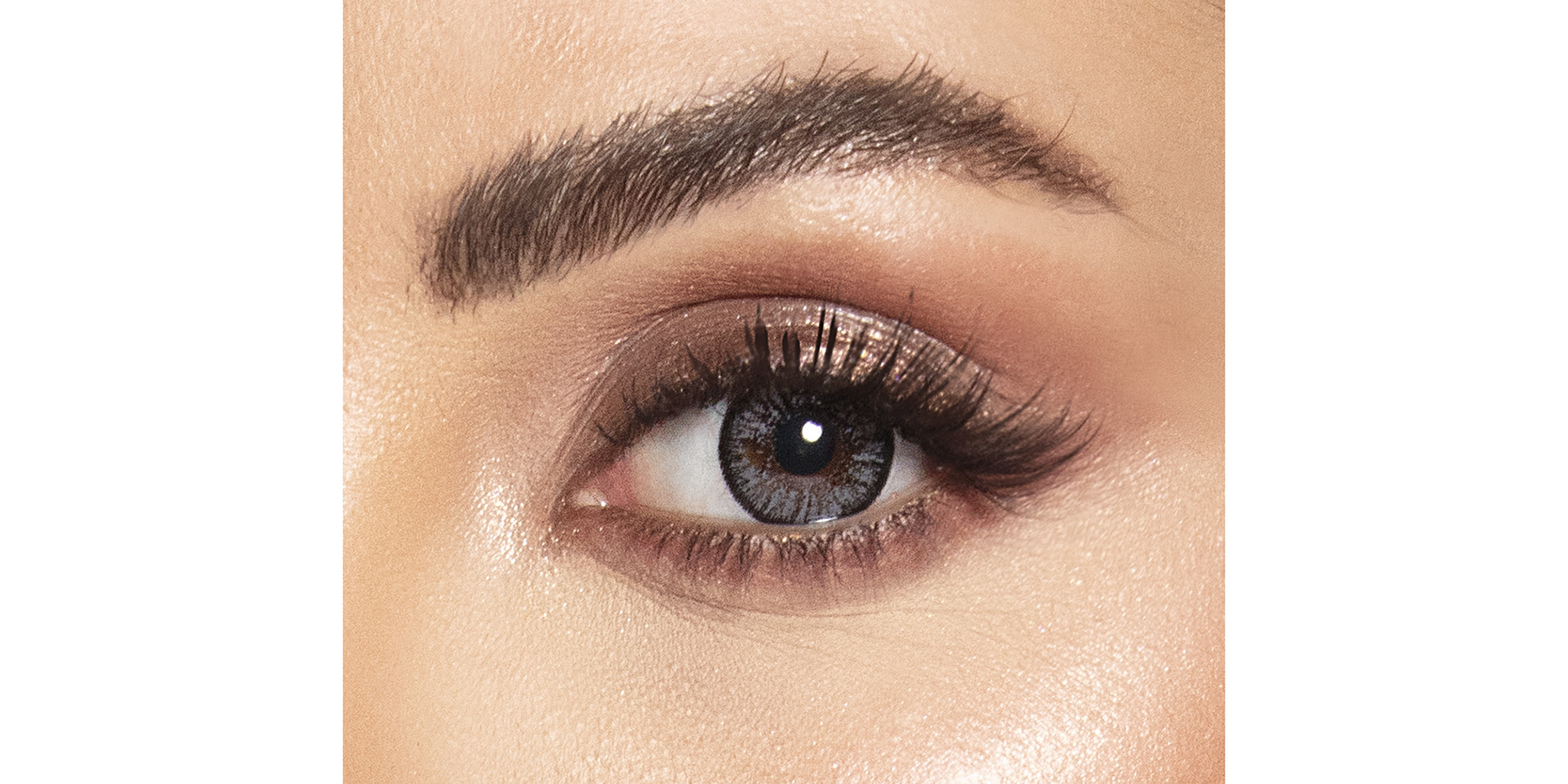 Amara Monthly Color Contact Lenses - Charcoal Gray – Product Photo 1