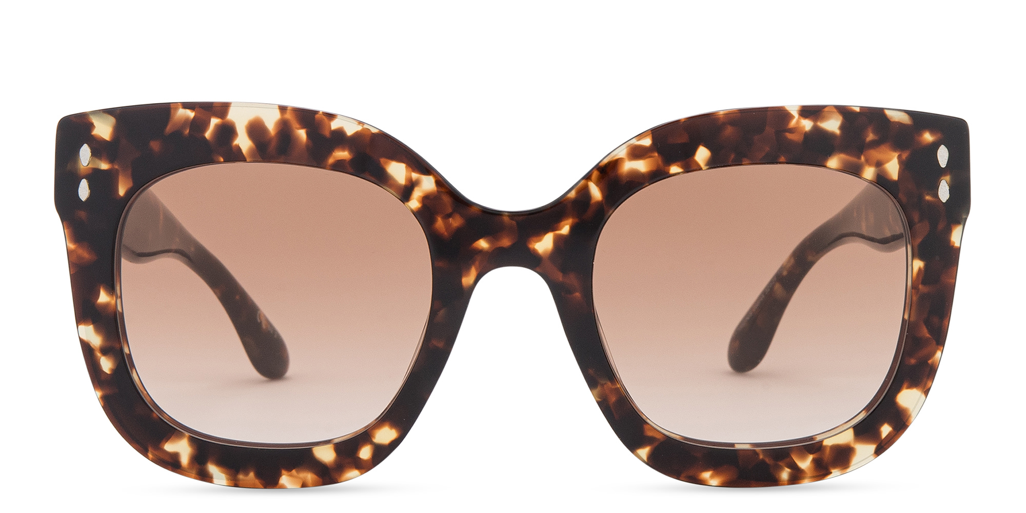 Shop ISABEL MARANT Oversized Square Sunglasses in Havana online.