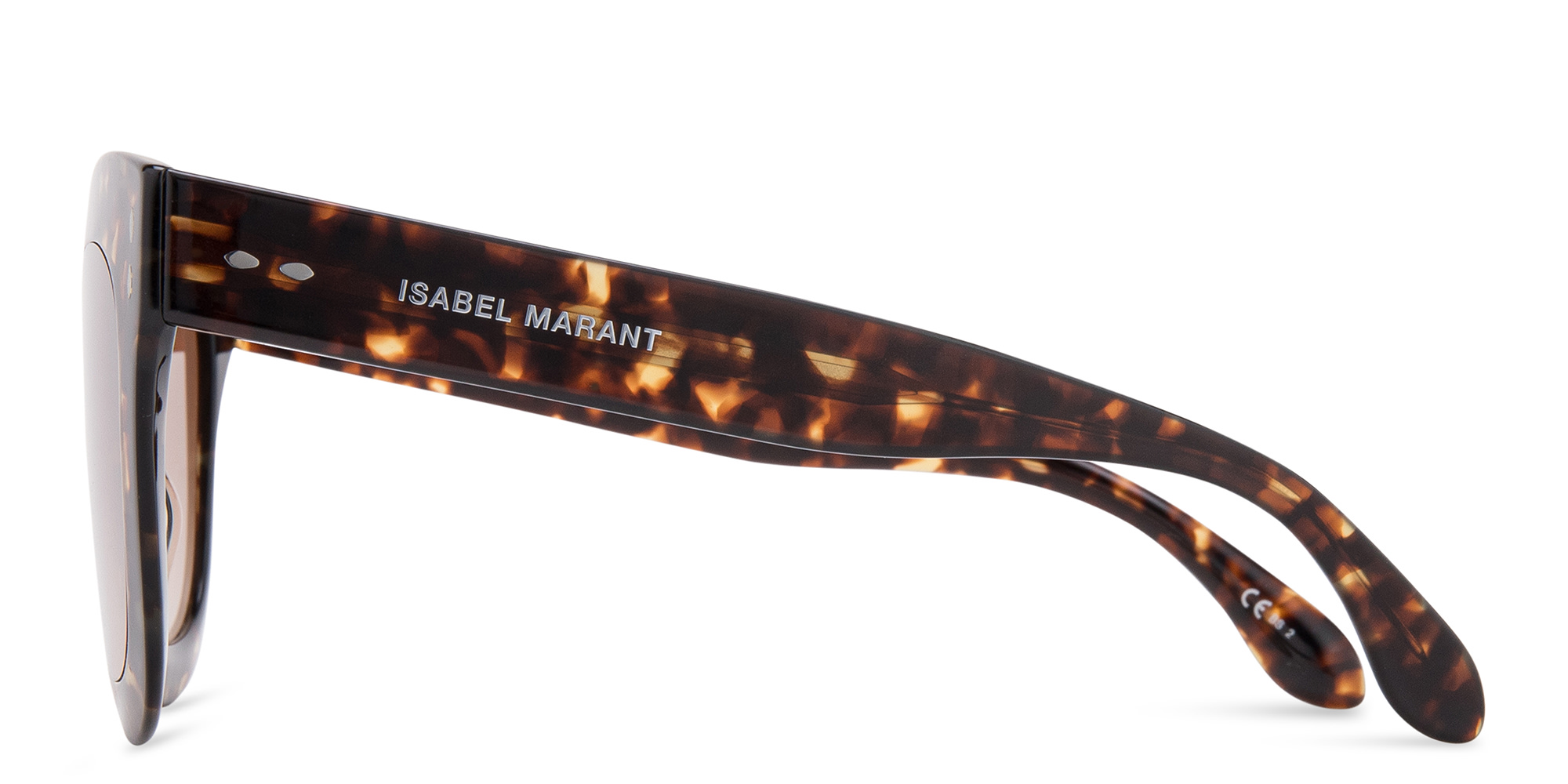 Shop ISABEL MARANT Oversized Square Sunglasses in Havana online.