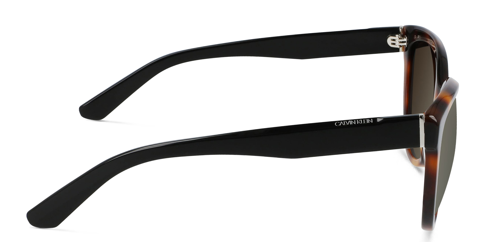 Calvin Klein Cat-Eye Sunglasses in Tortoise – Product Photo 3