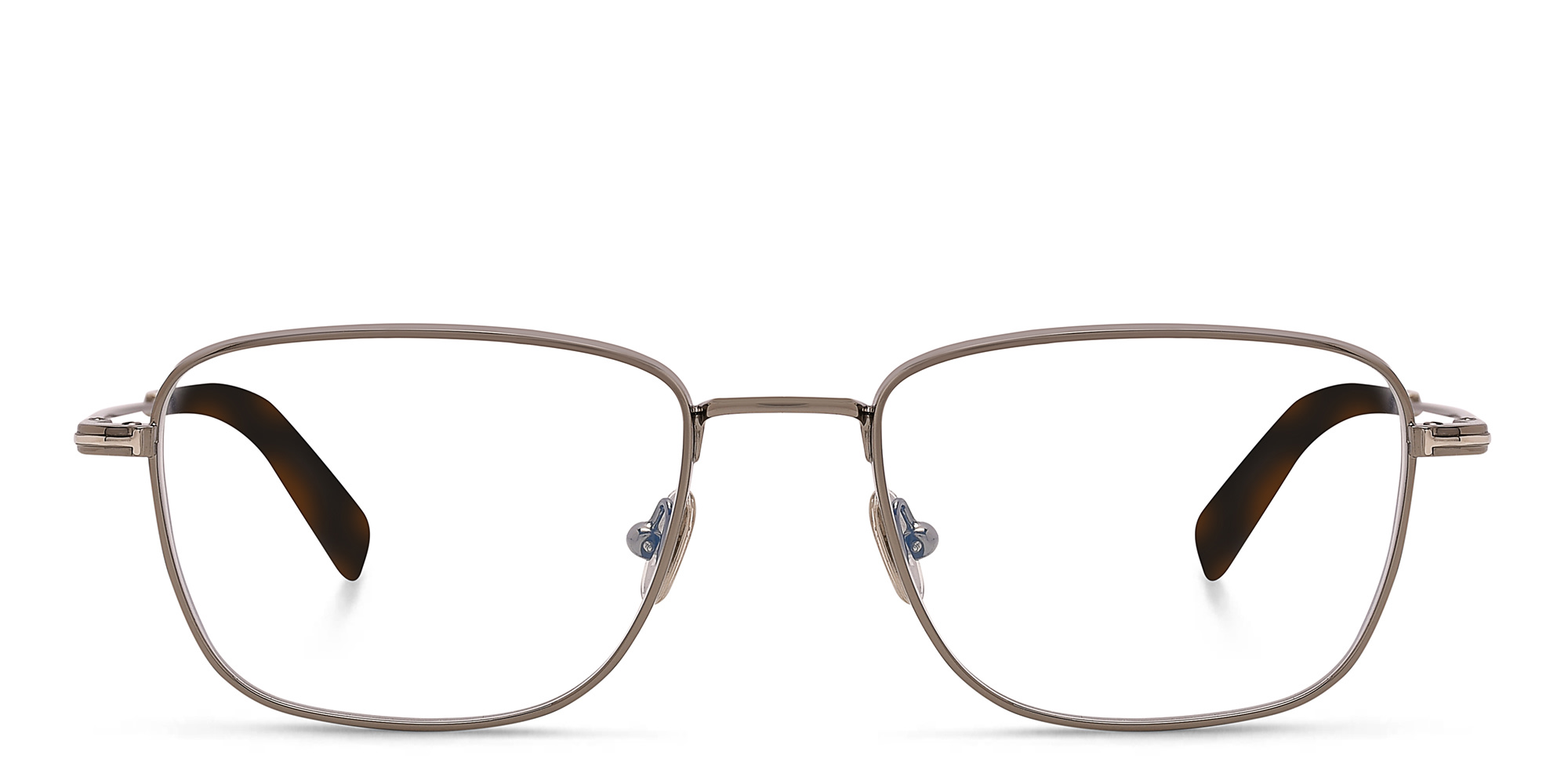 TOM FORD Rectangle Eyeglasses in Matte Dark Ruthenium – Product Photo 1