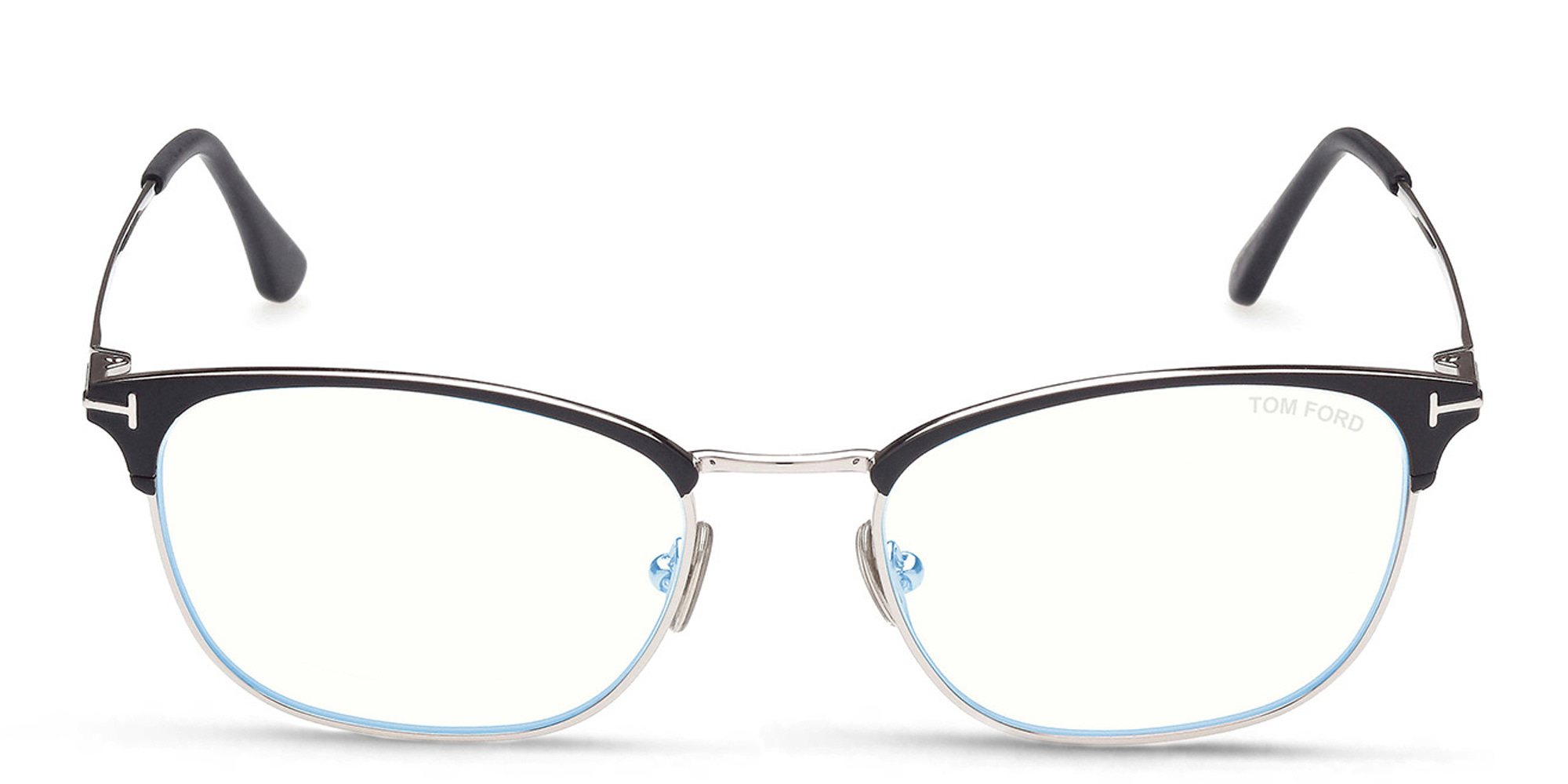 TOM FORD Square Eyeglasses in Matte Black – Product Photo 1