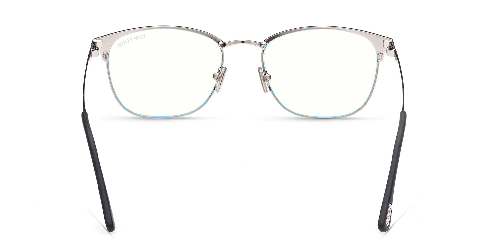 TOM FORD Square Eyeglasses in Matte Black – Product Photo 5
