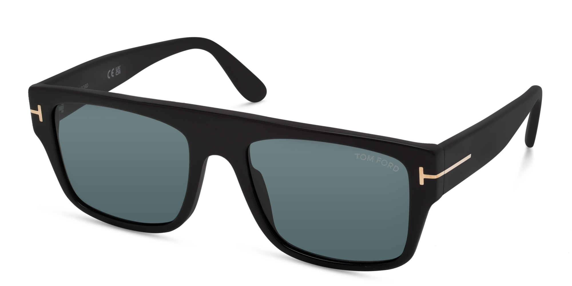 Shop TOM FORD Rectangle Sunglasses MAGRABi exclusive in Shiny Black online.