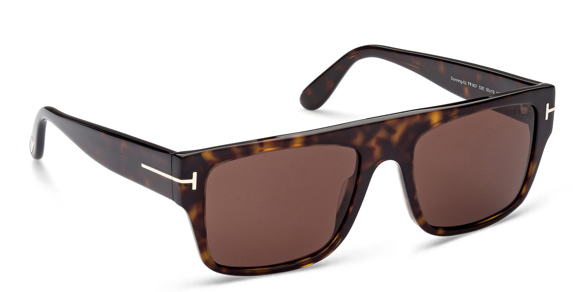 Shop TOM FORD Square Sunglasses MAGRABi exclusive in Dark Havana online.