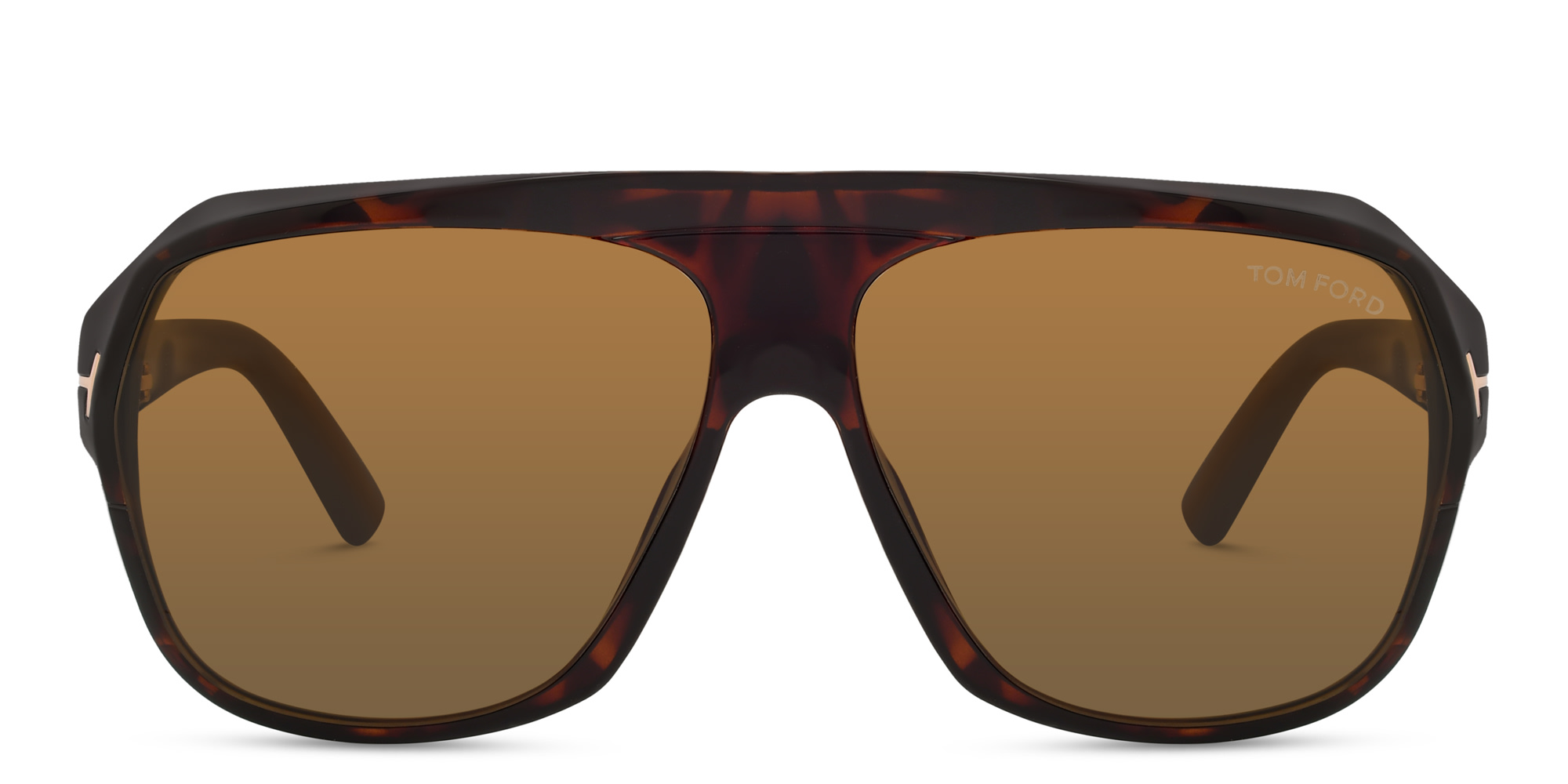 Shop TOM FORD Square Sunglasses in Dark Havana online.