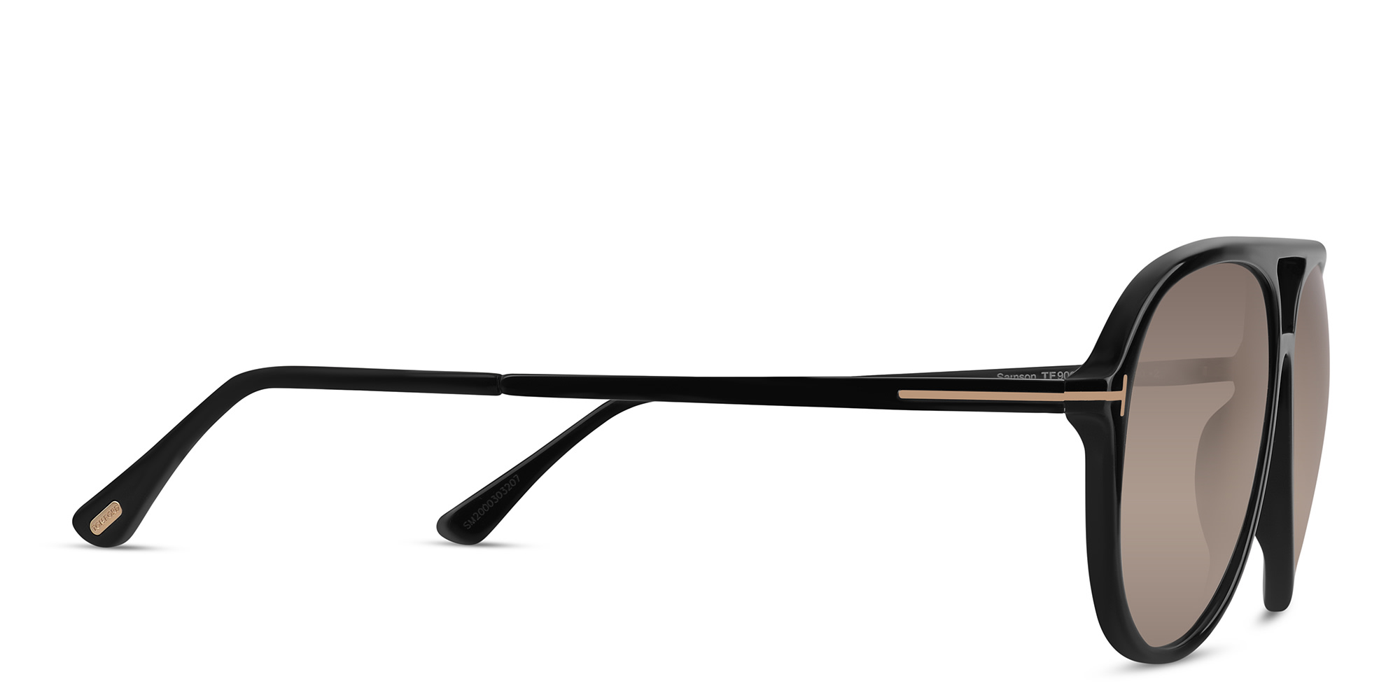 Shop TOM FORD Pilot Sunglasses in Black online.