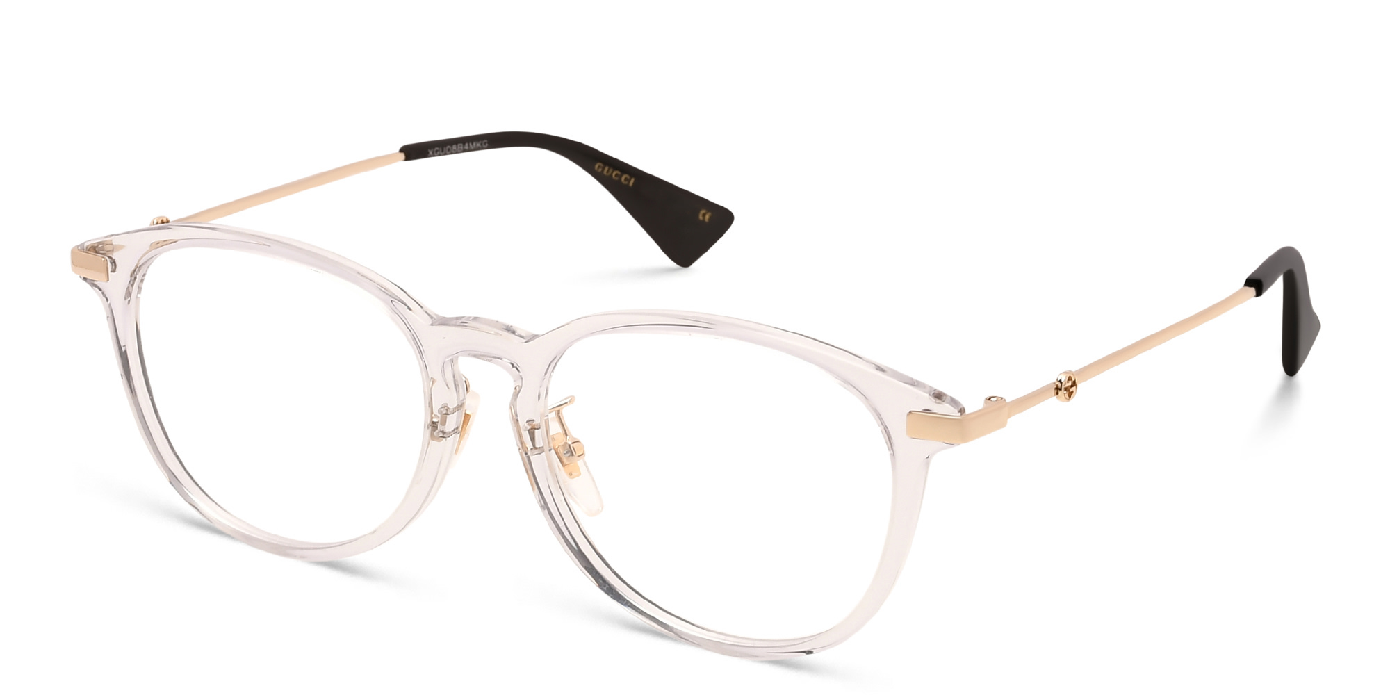GUCCI Round Eyeglasses in Clear – Product Photo 2