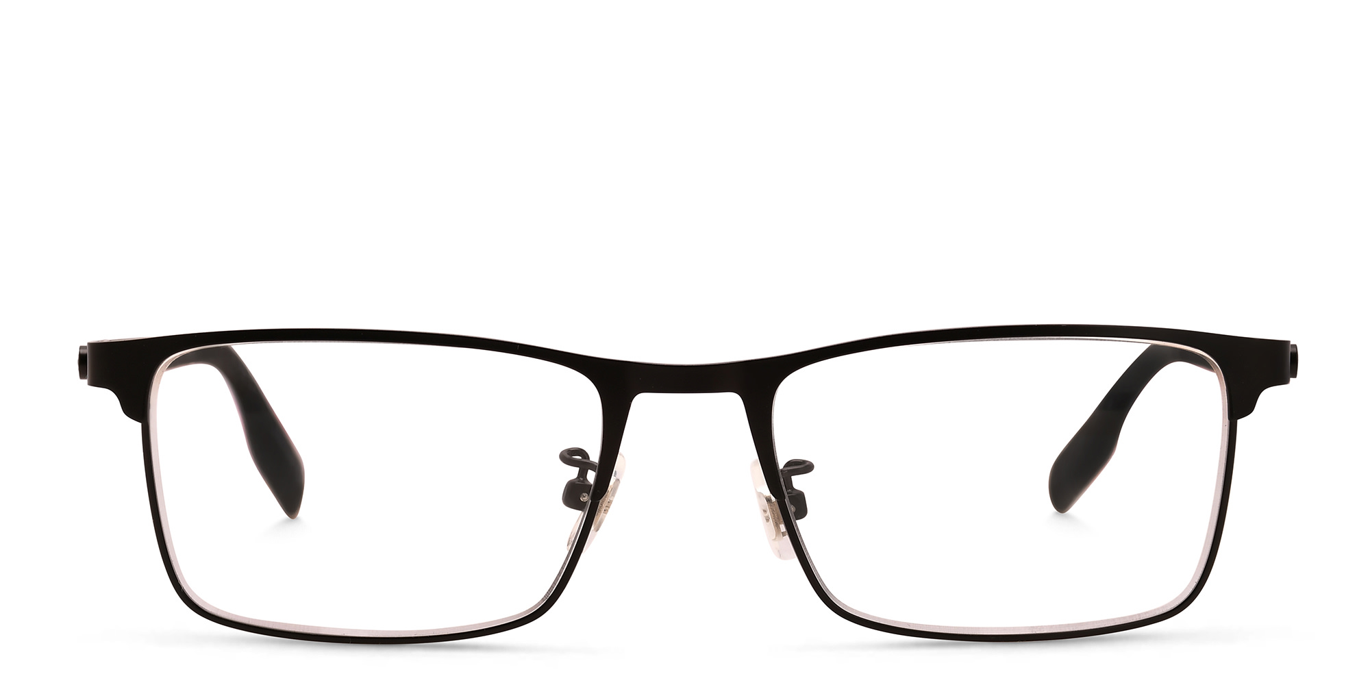 Shop MONTBLANC Rectangle Eyeglasses in Black online.
