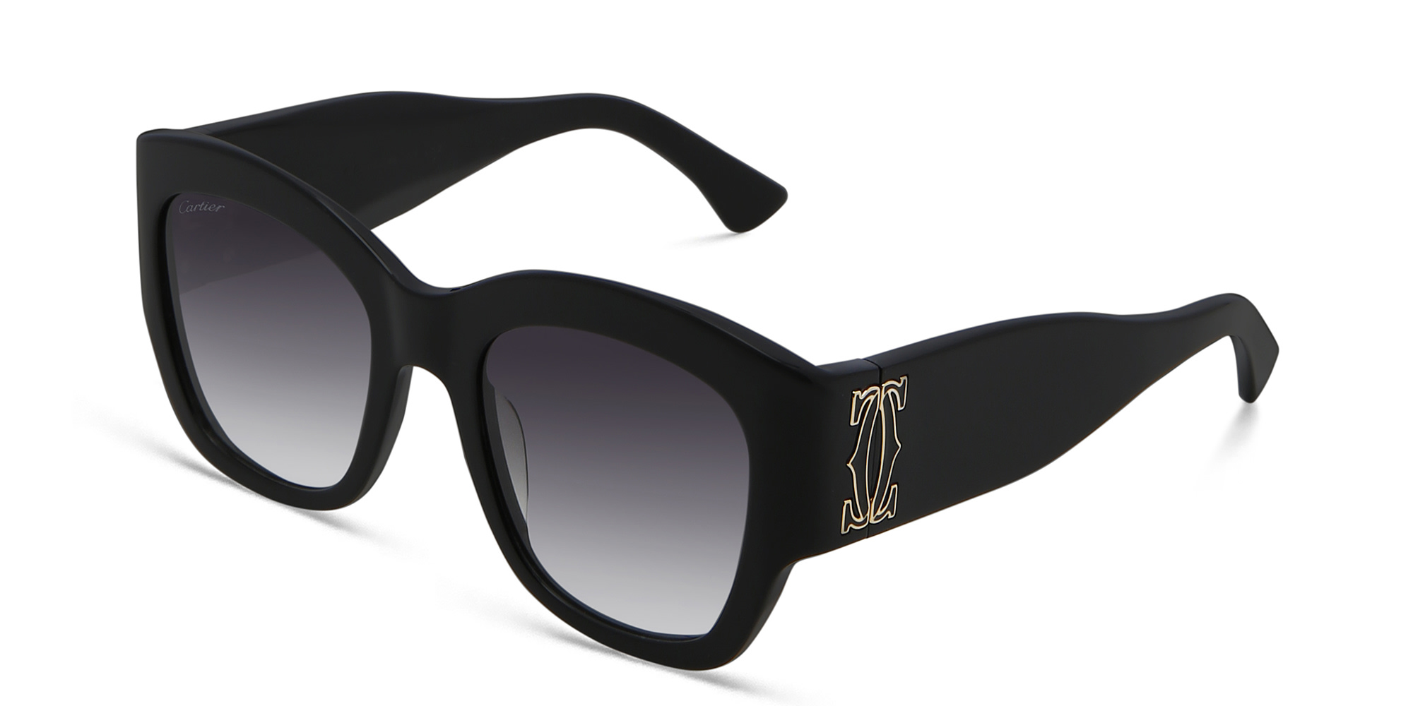 تسوق نظارات شمسية سينياتور سي دو كارتييه طراز كات آي كارتييه بلون أسود أونلاين.