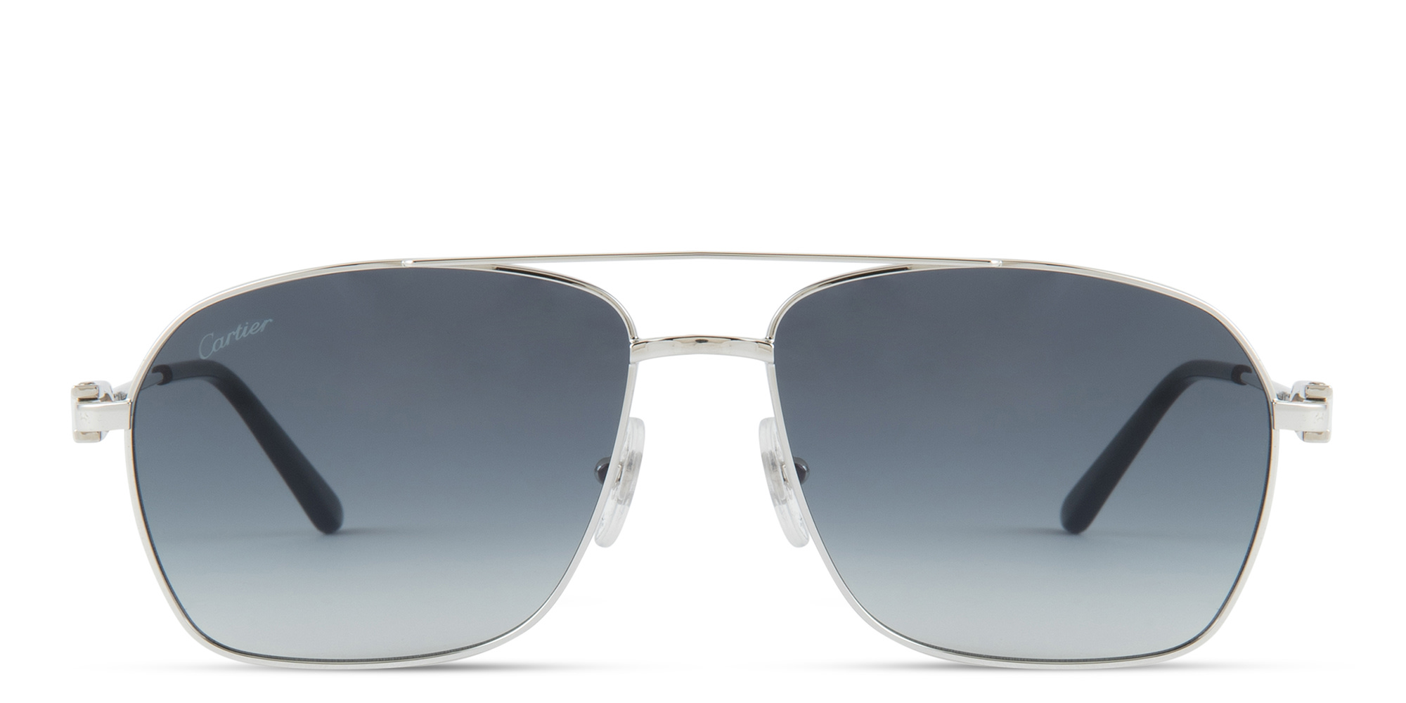 نظارات شمسية سينياتور سي دو كارتييه طراز بايلوت من كارتييه بلون فضي - صورة المنتج 1