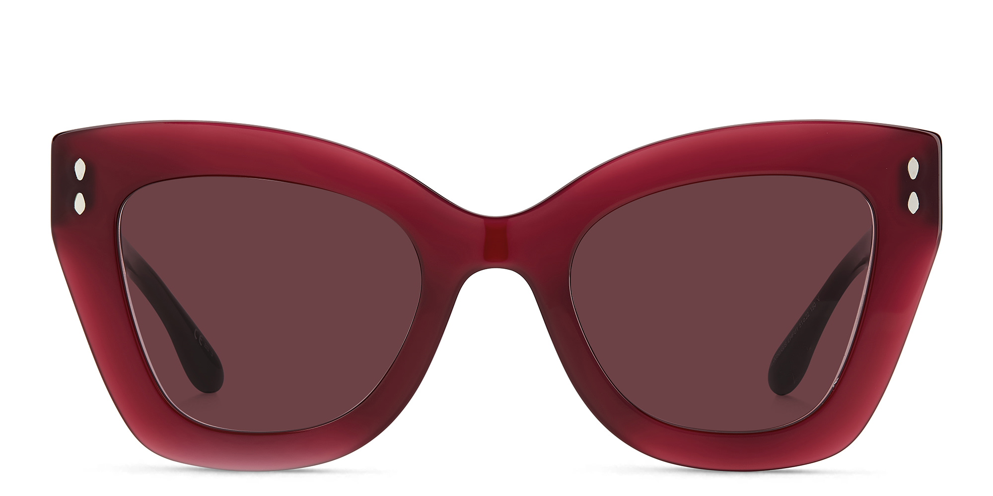 Shop ISABEL MARANT Cat-Eye Sunglasses in Red online.