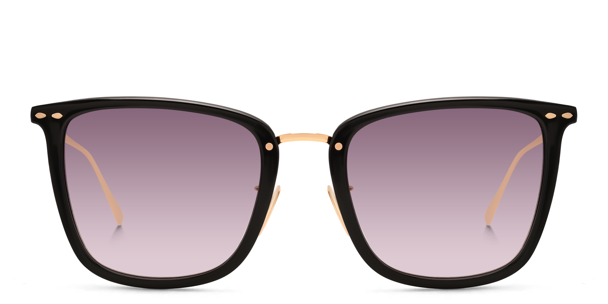 ISABEL MARANT Square Sunglasses in Black Gold – Product Photo 1