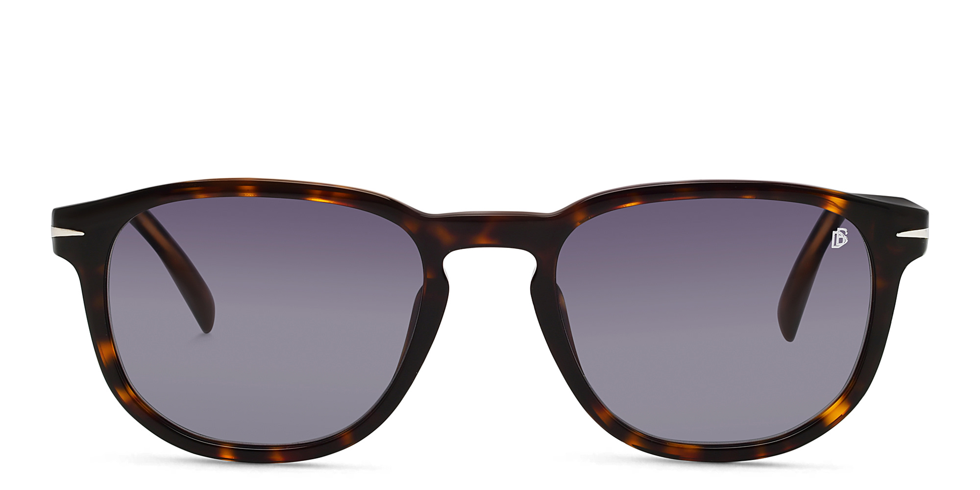 DAVID BECKHAM Square Sunglasses in Havana – Product Photo 1