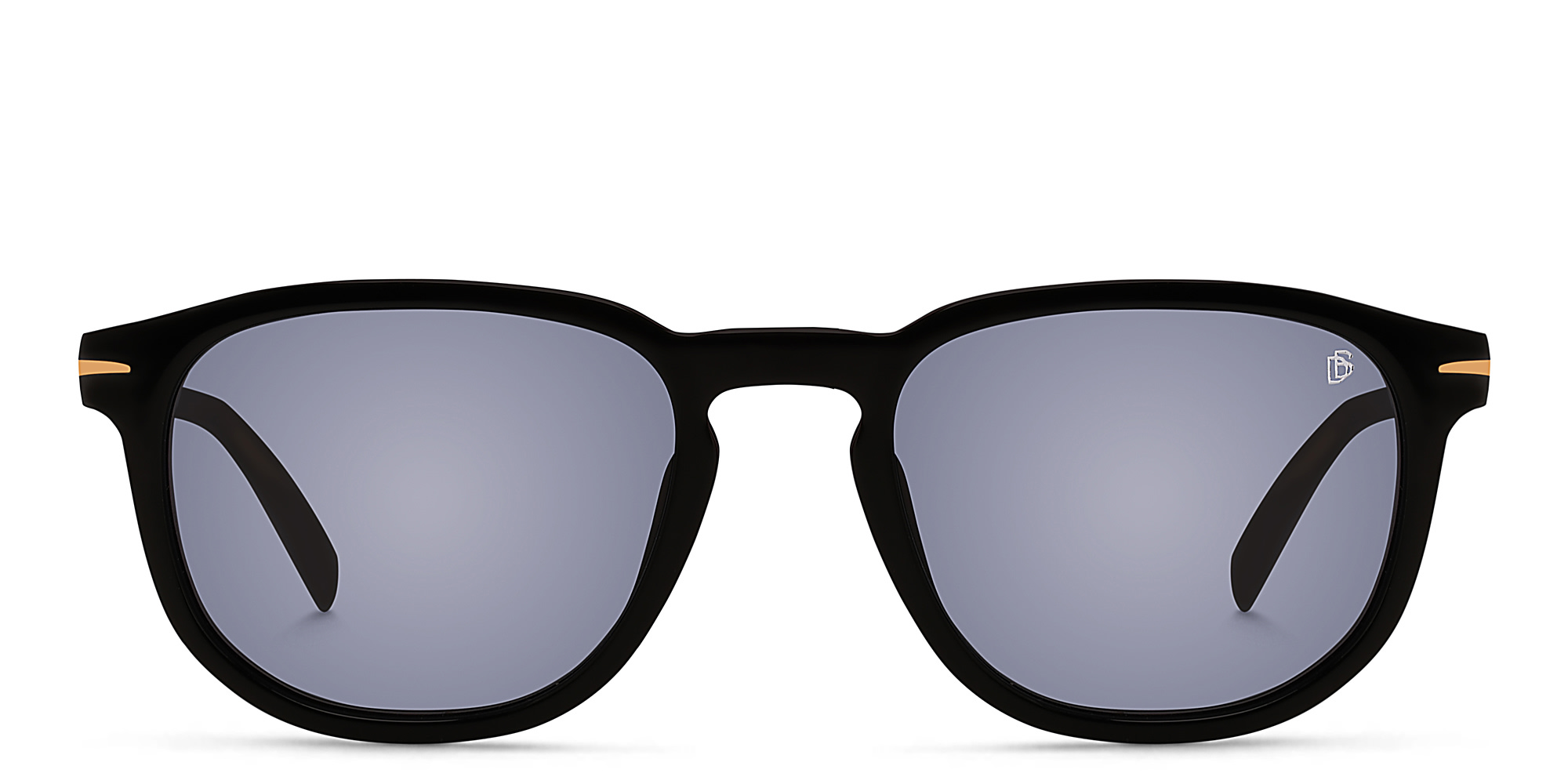 DAVID BECKHAM Square Sunglasses in Black – Product Photo 1