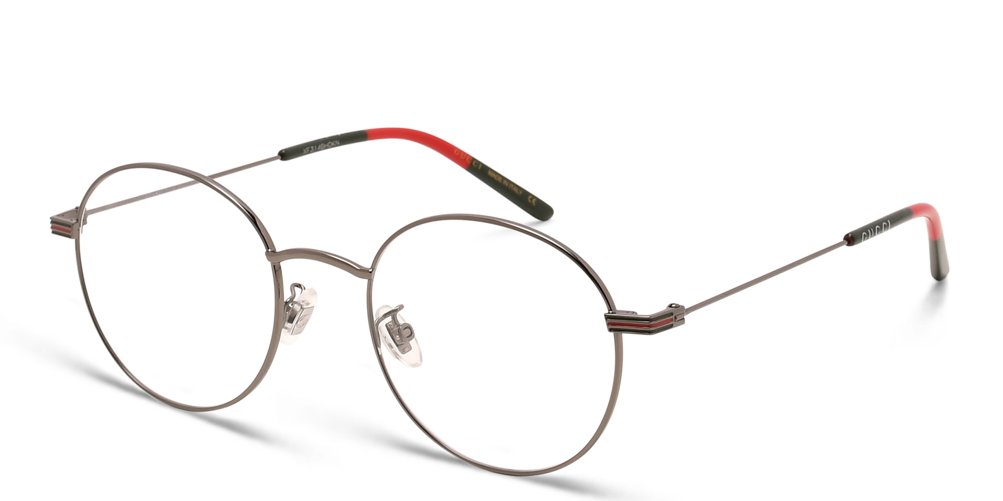 GUCCI Round Eyeglasses in Silver – Product Photo 2