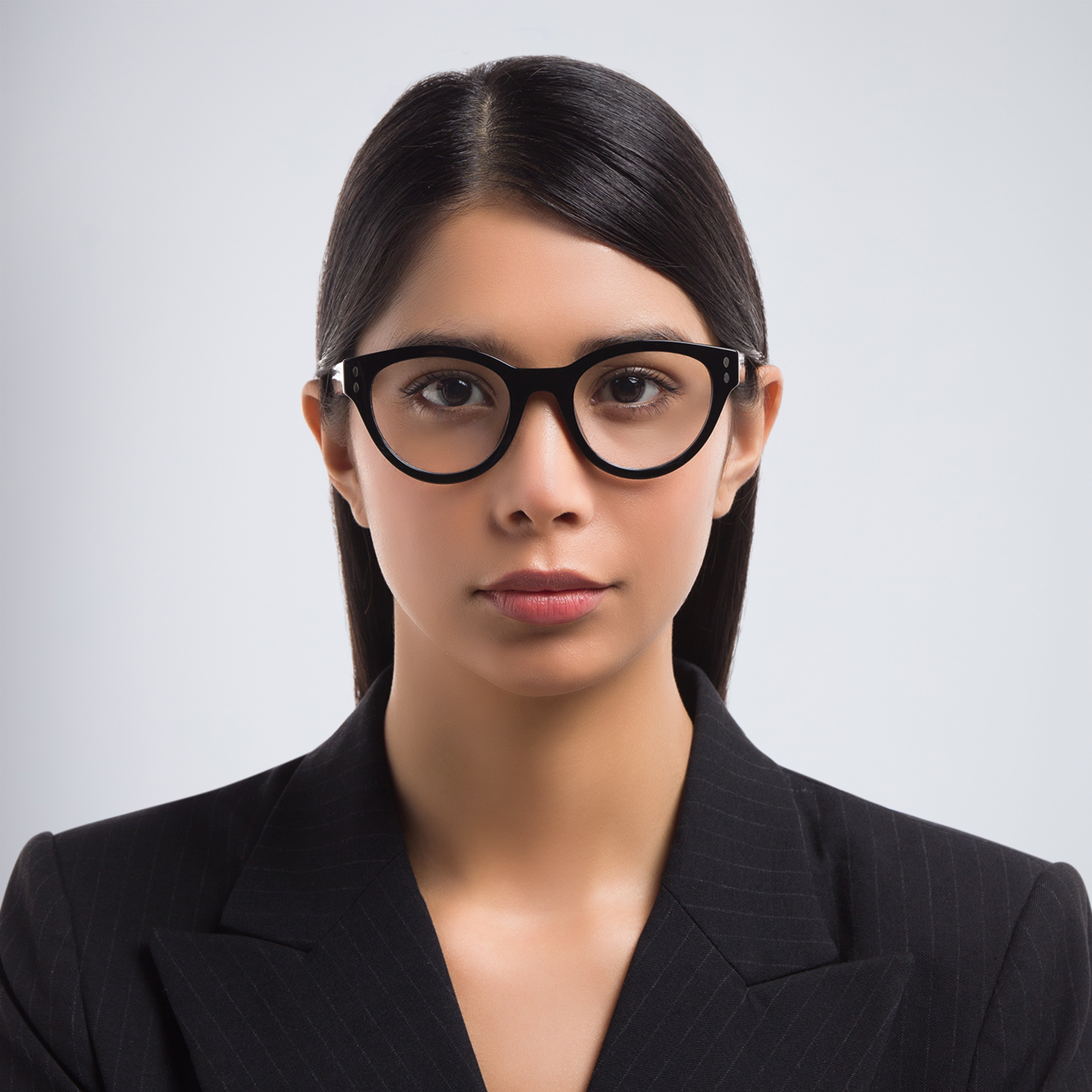 Shop ISABEL MARANT Cat Eye Eyeglasses in Black online.