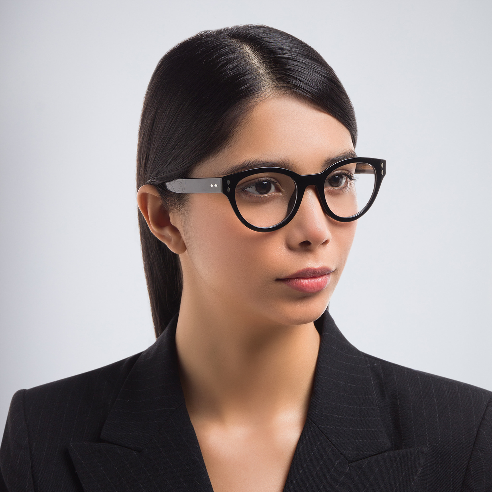 Shop ISABEL MARANT Cat Eye Eyeglasses in Black online.